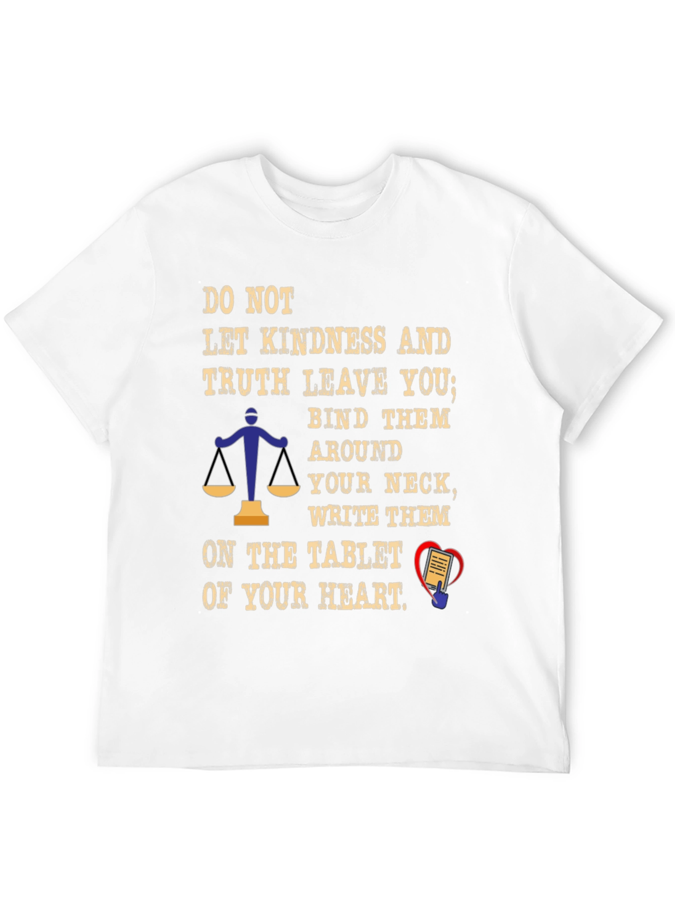 Kindness & Truth Graphic Tee - Unisex Black T-Shirt