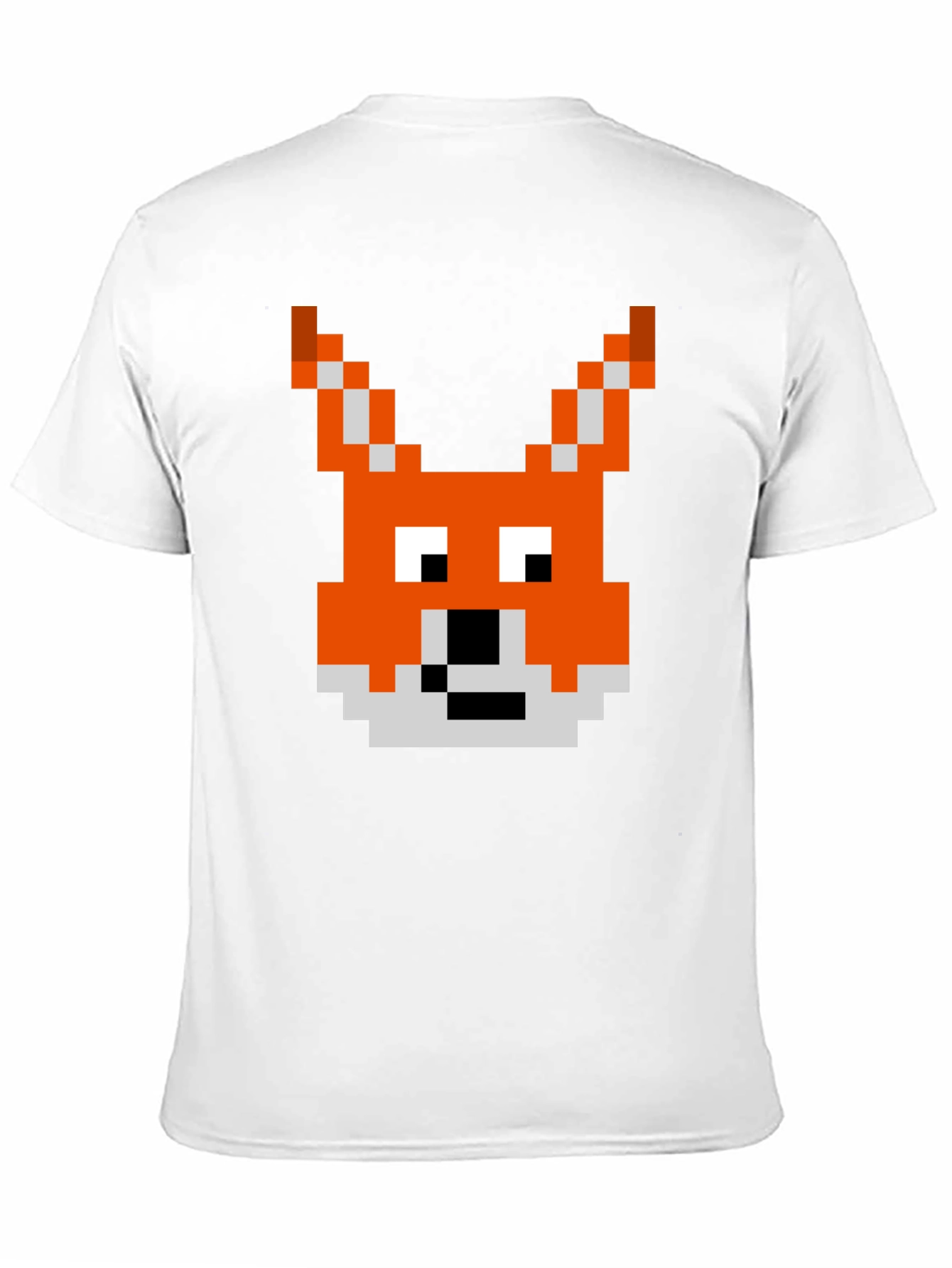 Pixel Fox Graphic Tee - Retro Gaming Style Shirt