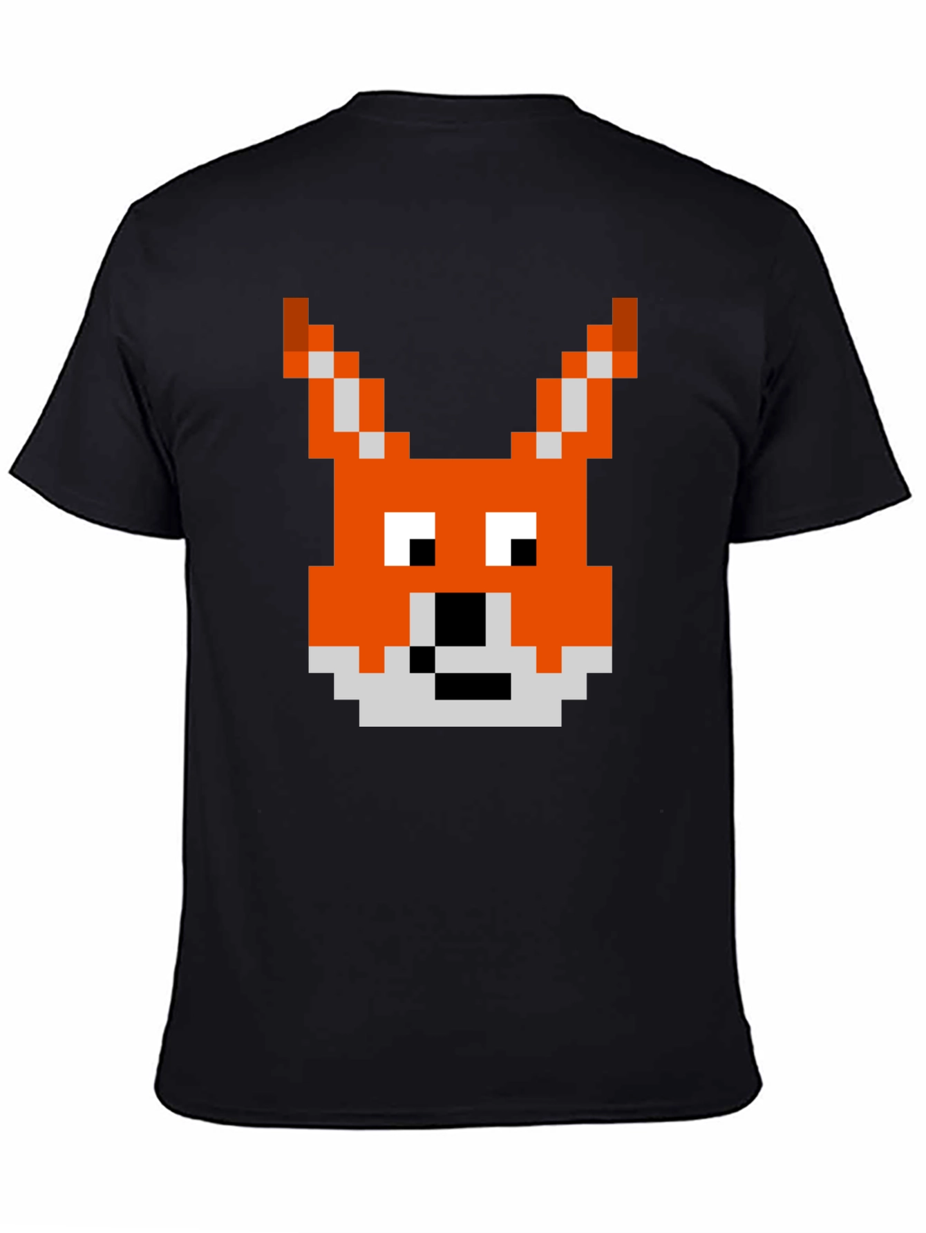 Pixel Fox Graphic Tee - Retro Gaming Style Shirt