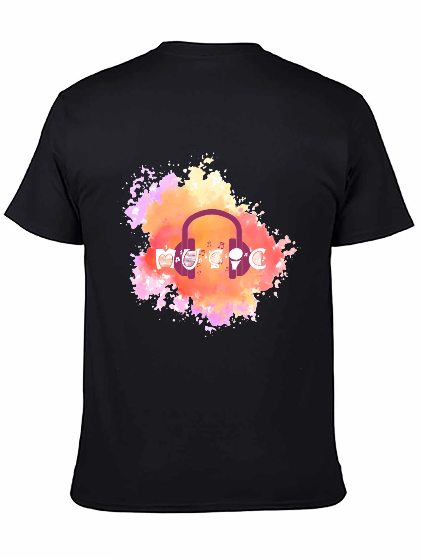 Music Headphone Graphic Tee