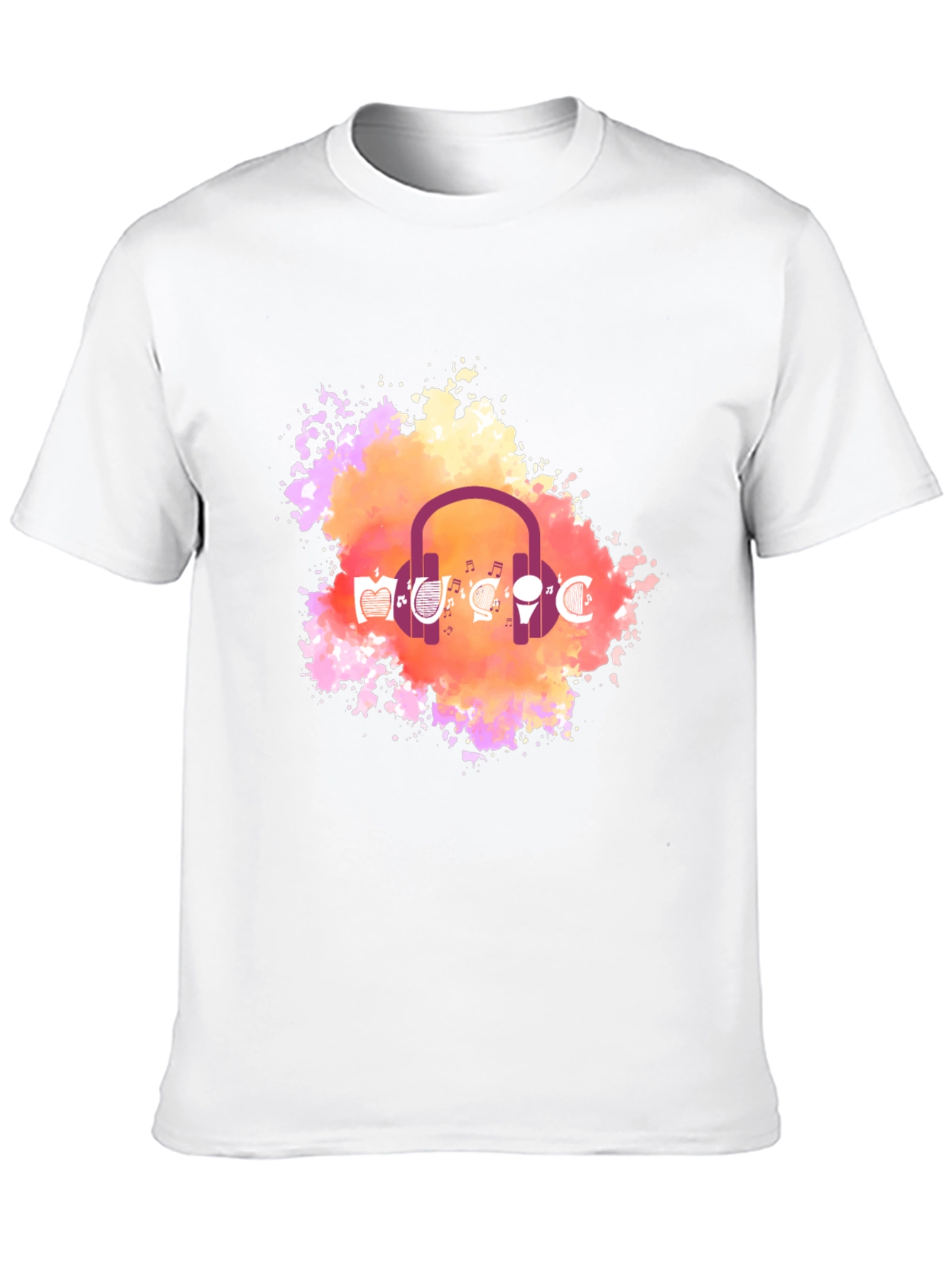 Music Headphone Graphic Tee