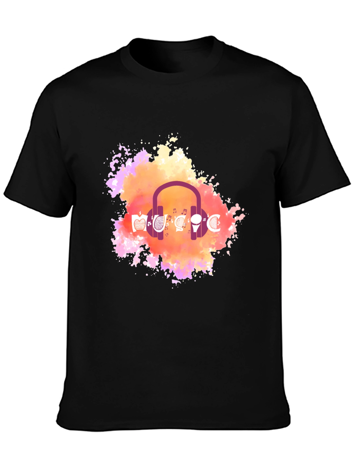 Music Headphone Graphic Tee