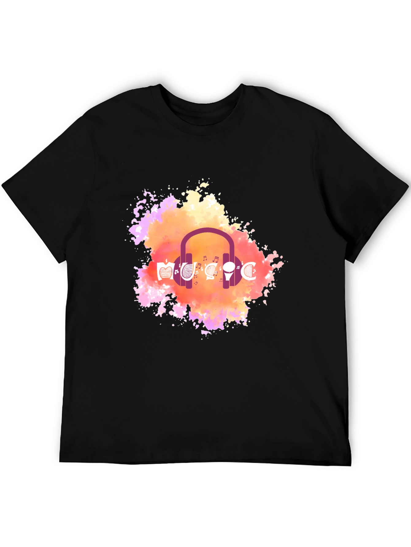 Music Headphone Graphic Tee