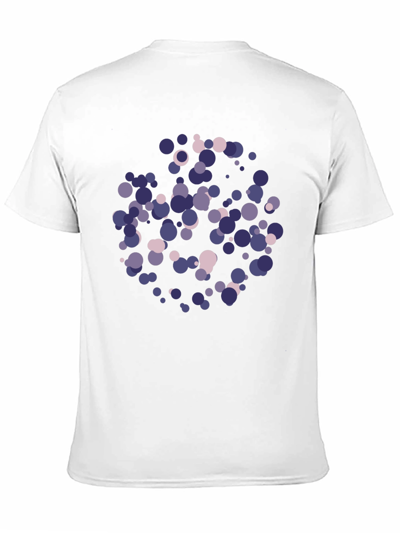 Abstract Dots Black T-Shirt