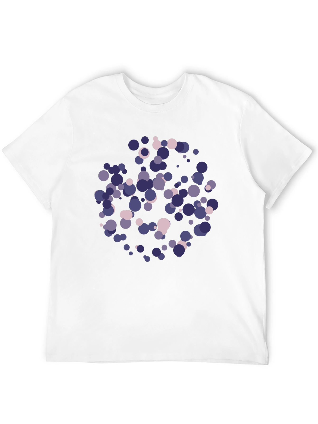 Abstract Dots Black T-Shirt
