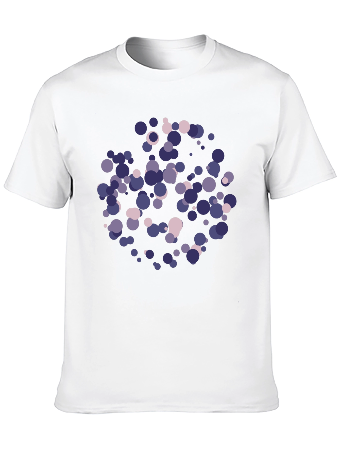 Abstract Dots Black T-Shirt