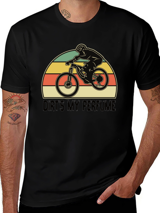 Dirts My Perfume MTB T-Shirt - Retro Mountain Bike Tee