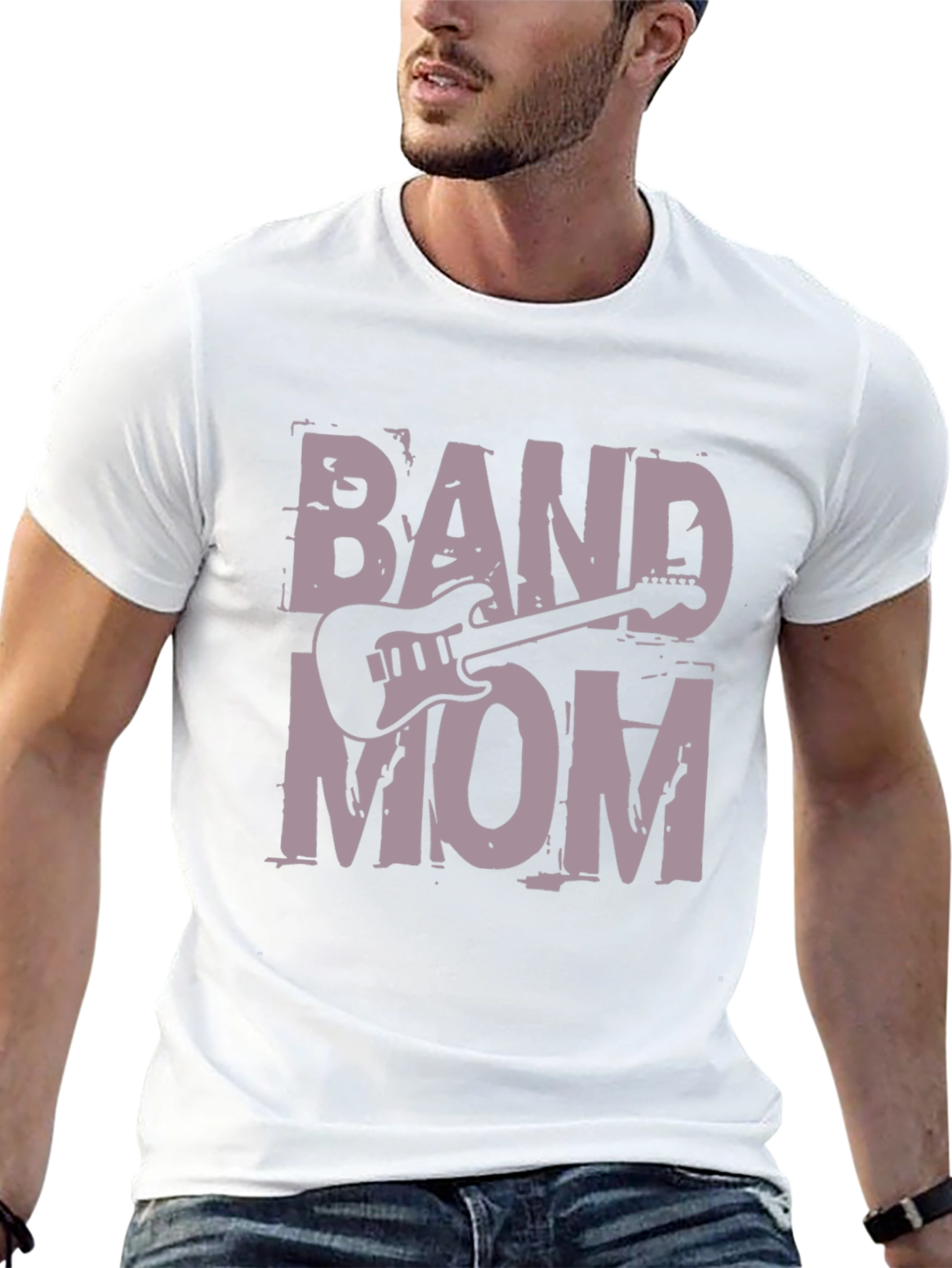 Band Mom Guitar T-Shirt - Rocking Style