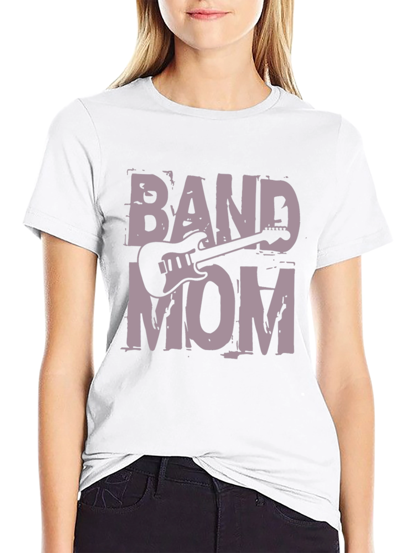 Band Mom Guitar T-Shirt - Rocking Style