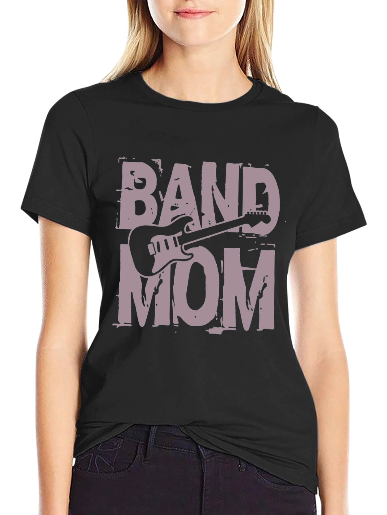 Band Mom Guitar T-Shirt - Rocking Style
