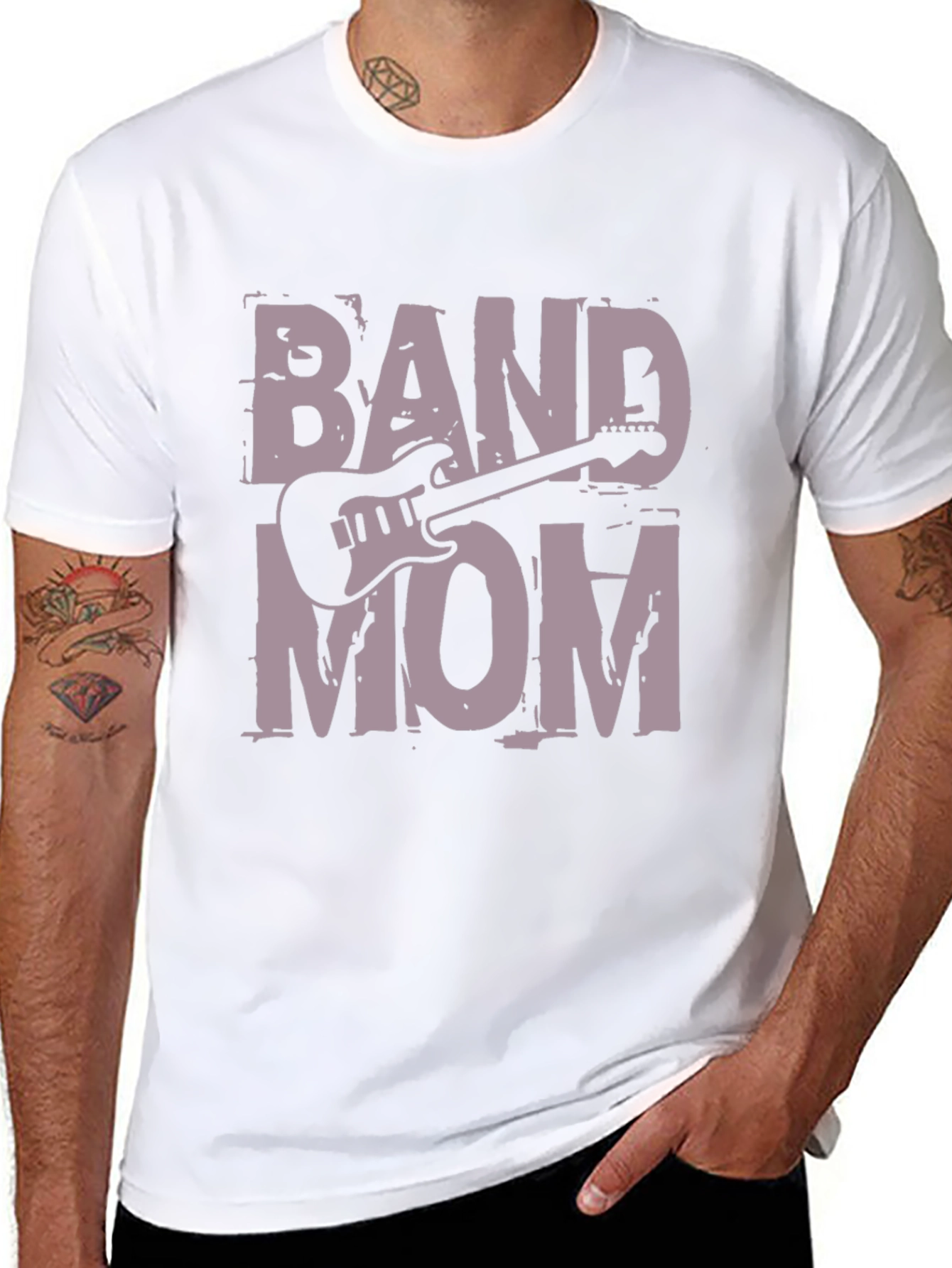 Band Mom Guitar T-Shirt - Rocking Style