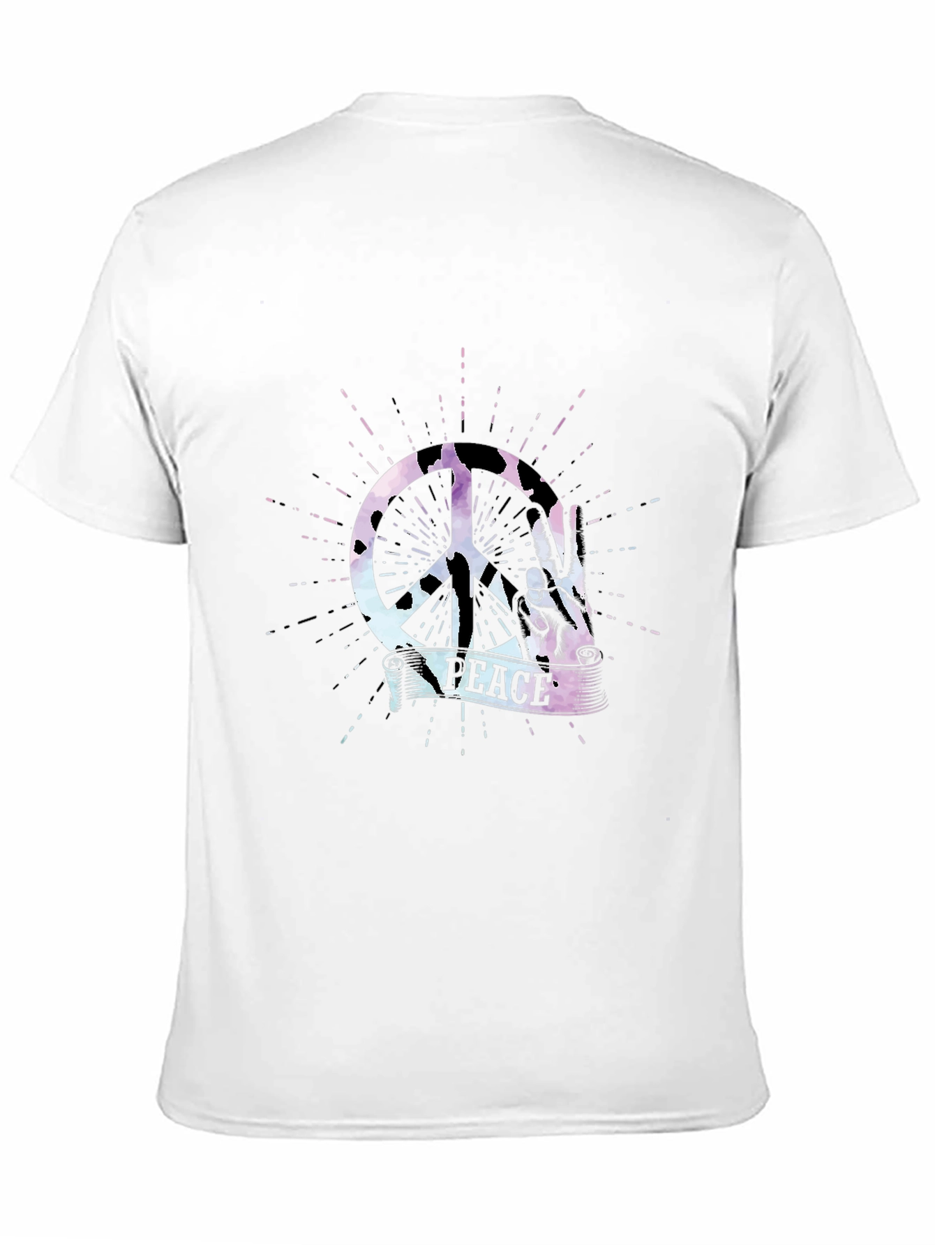 Peace Sign Graphic T-Shirt - Stylish Mens Tee