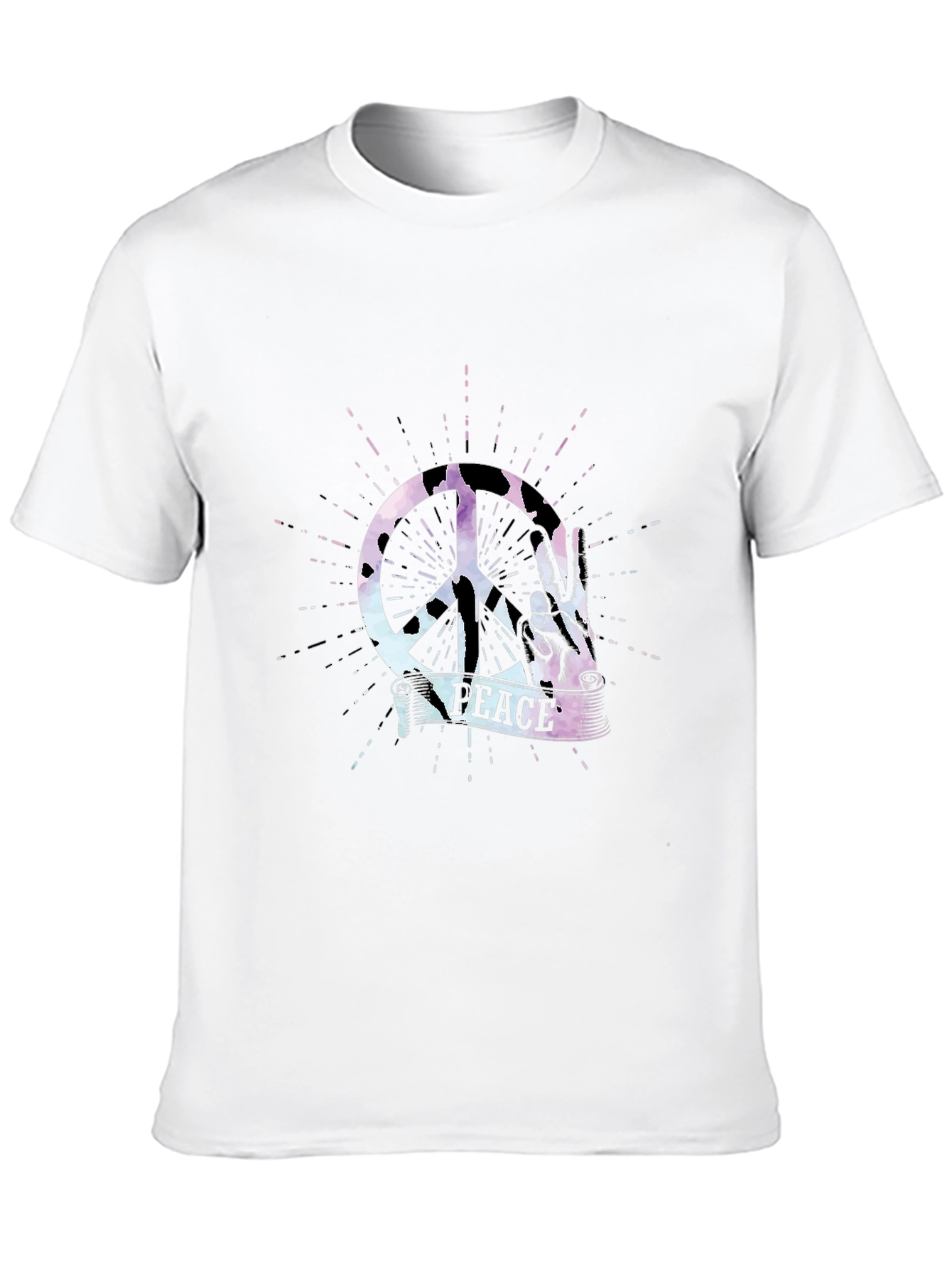 Peace Sign Graphic T-Shirt - Stylish Mens Tee