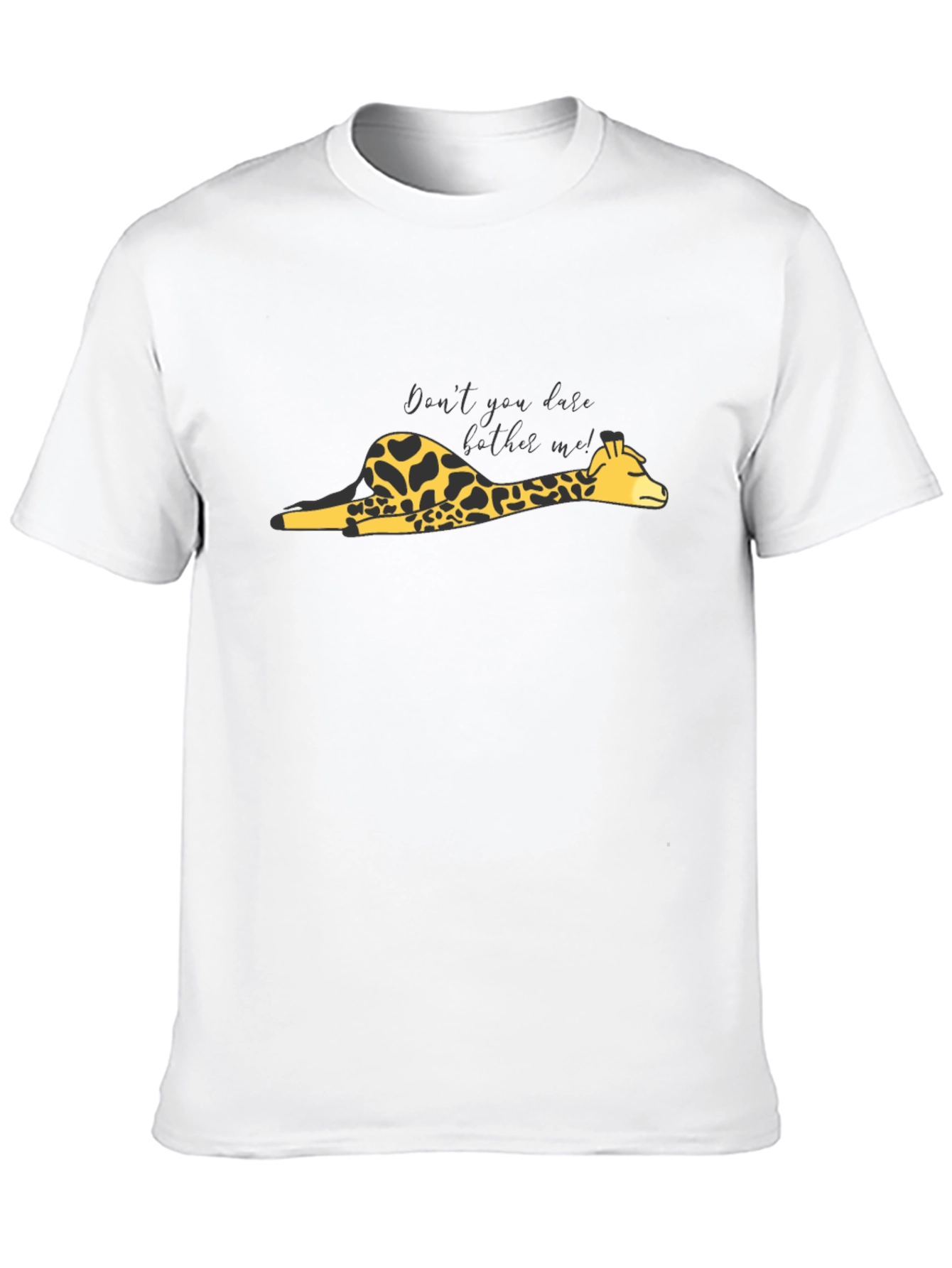 Lazy Giraffe Graphic Tee - Dont Bother Me!