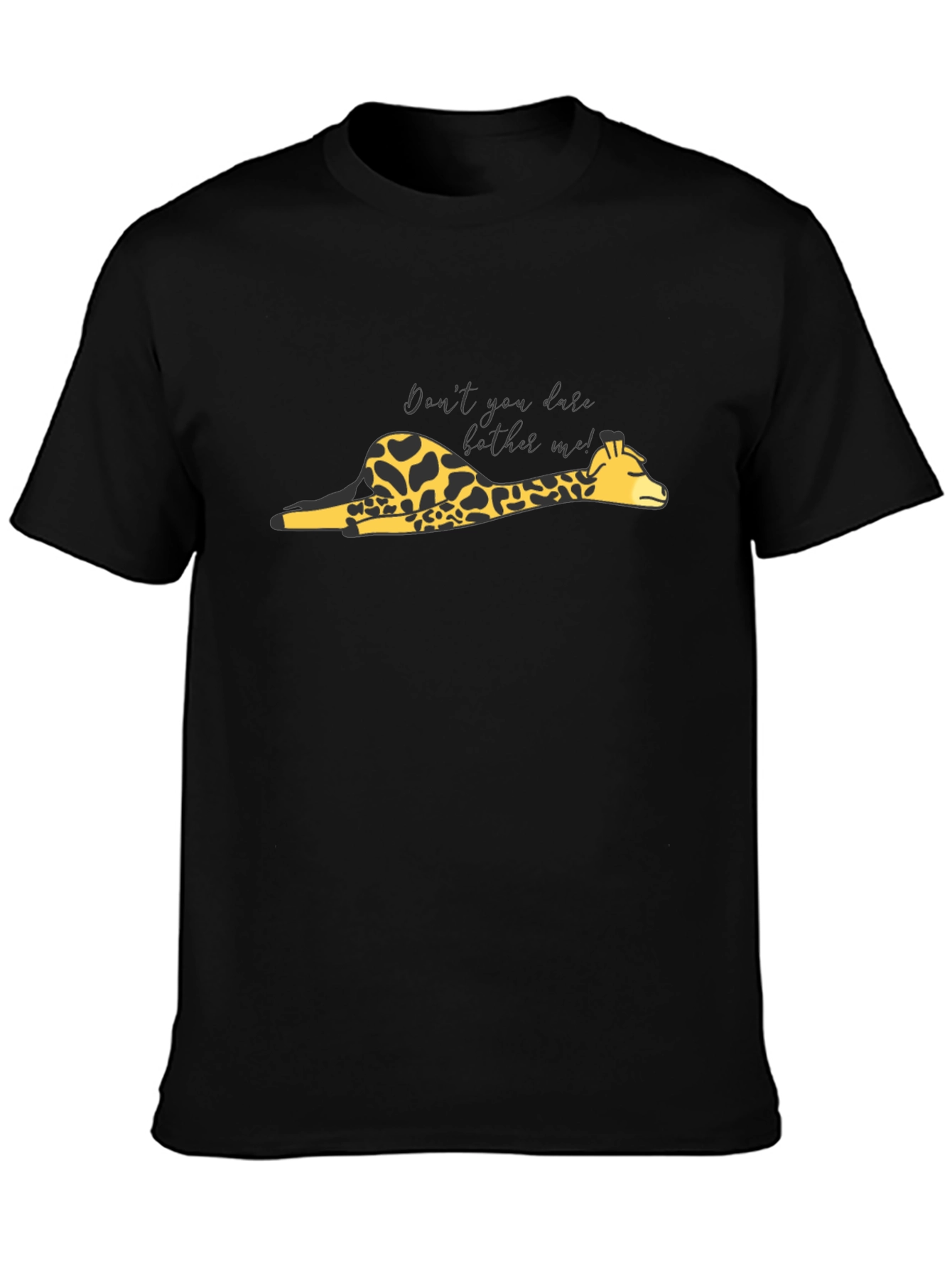 Lazy Giraffe Graphic Tee - Dont Bother Me!