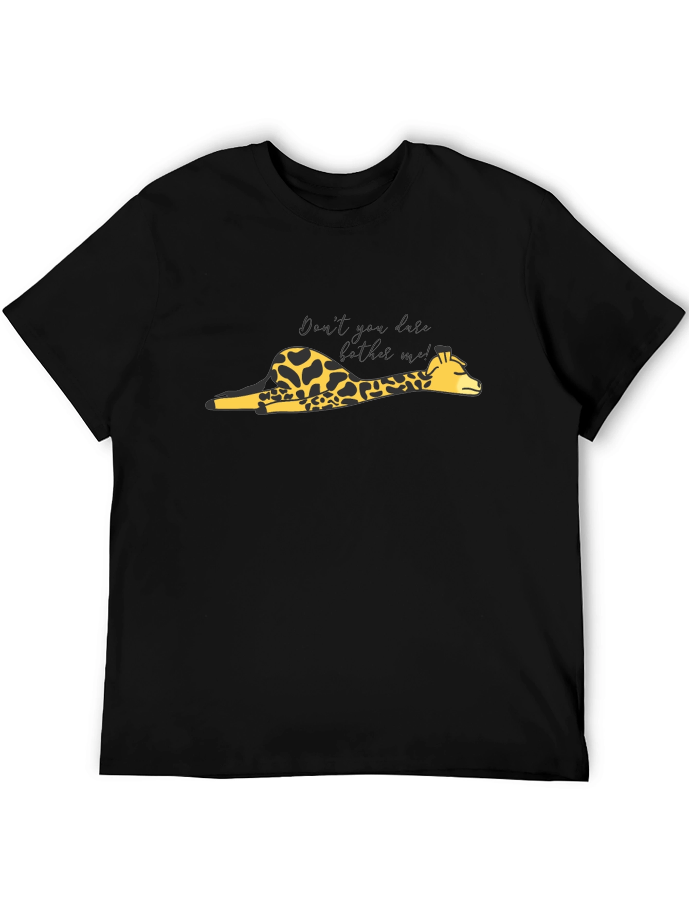 Lazy Giraffe Graphic Tee - Dont Bother Me!