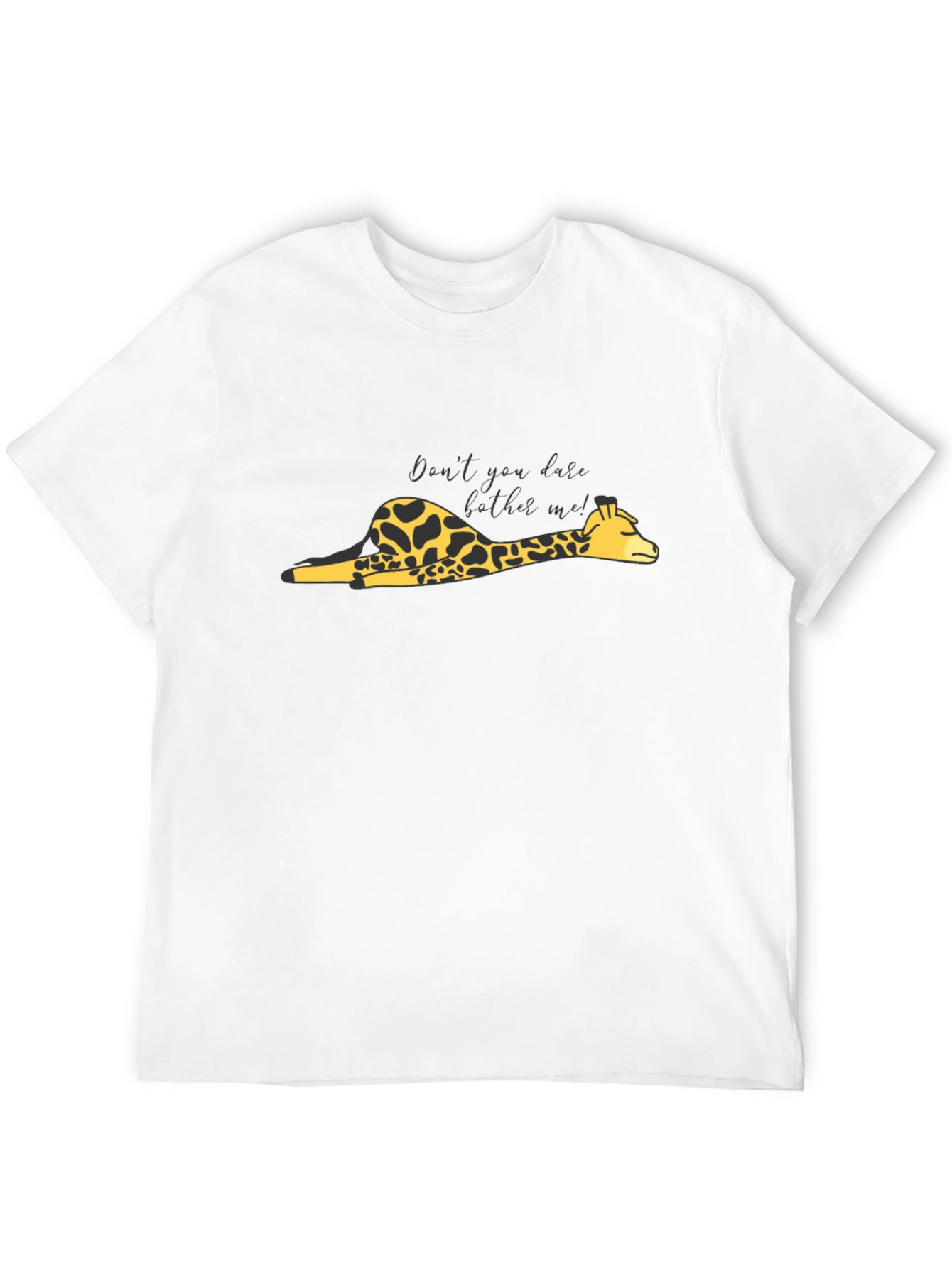 Lazy Giraffe Graphic Tee - Dont Bother Me!