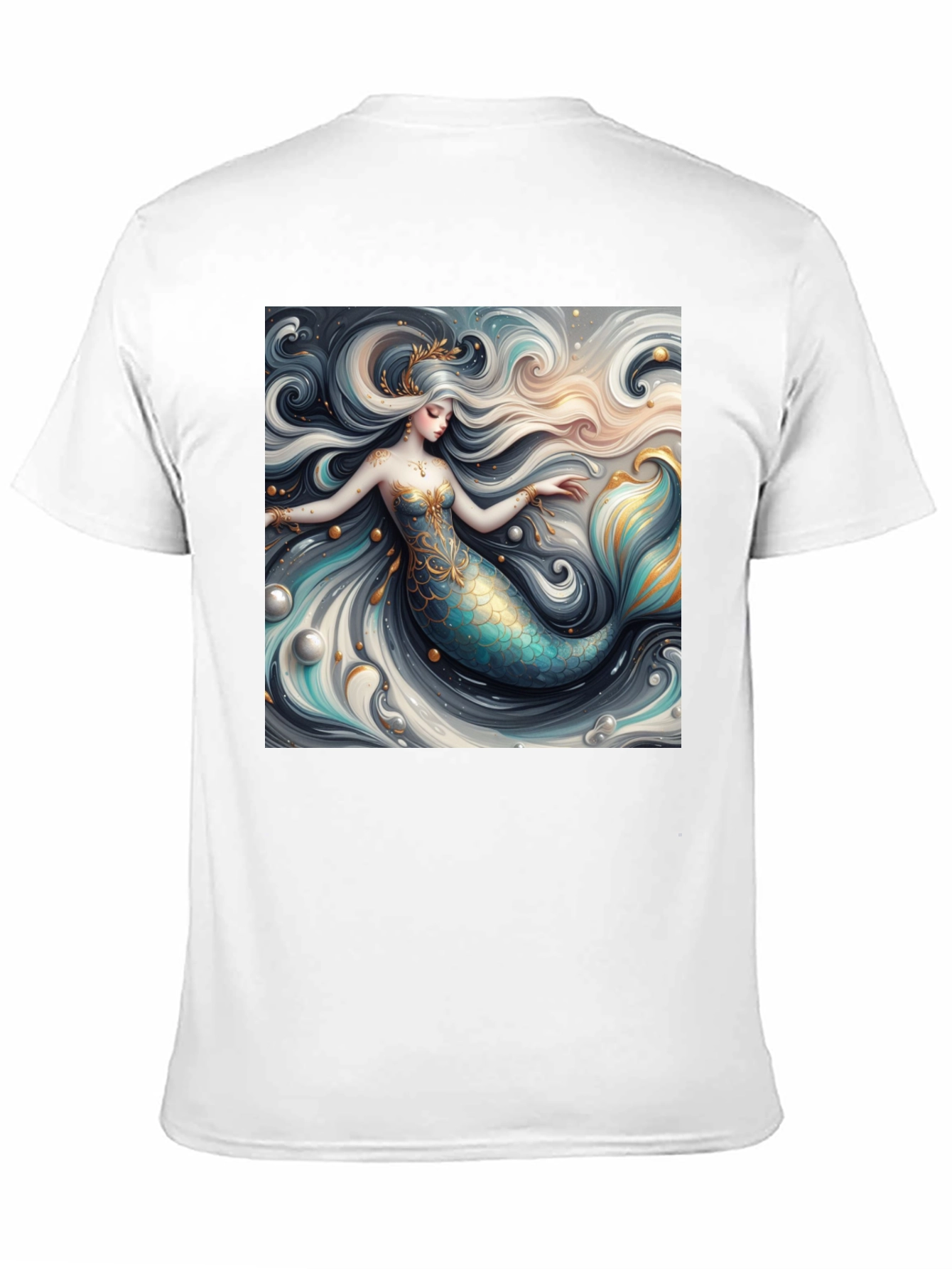 Mermaid Graphic Tee - Stylish Fantasy Print
