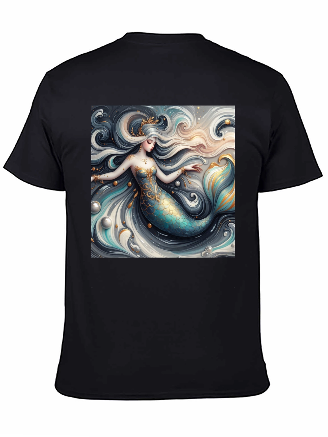 Mermaid Graphic Tee - Stylish Fantasy Print