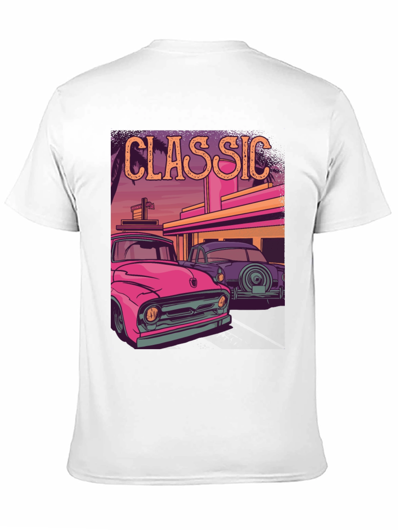 Classic Car Graphic Tee - Retro Style