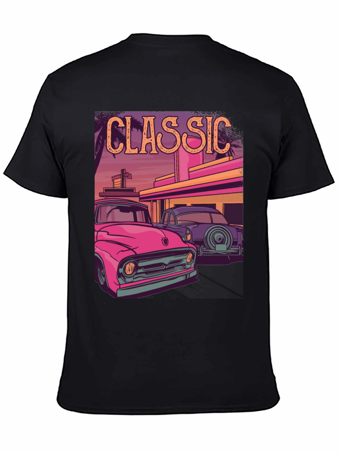 Classic Car Graphic Tee - Retro Style