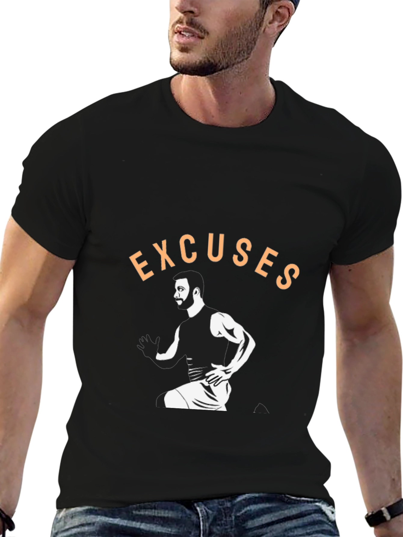 Excuses Graphic Tee - Mens Activewear