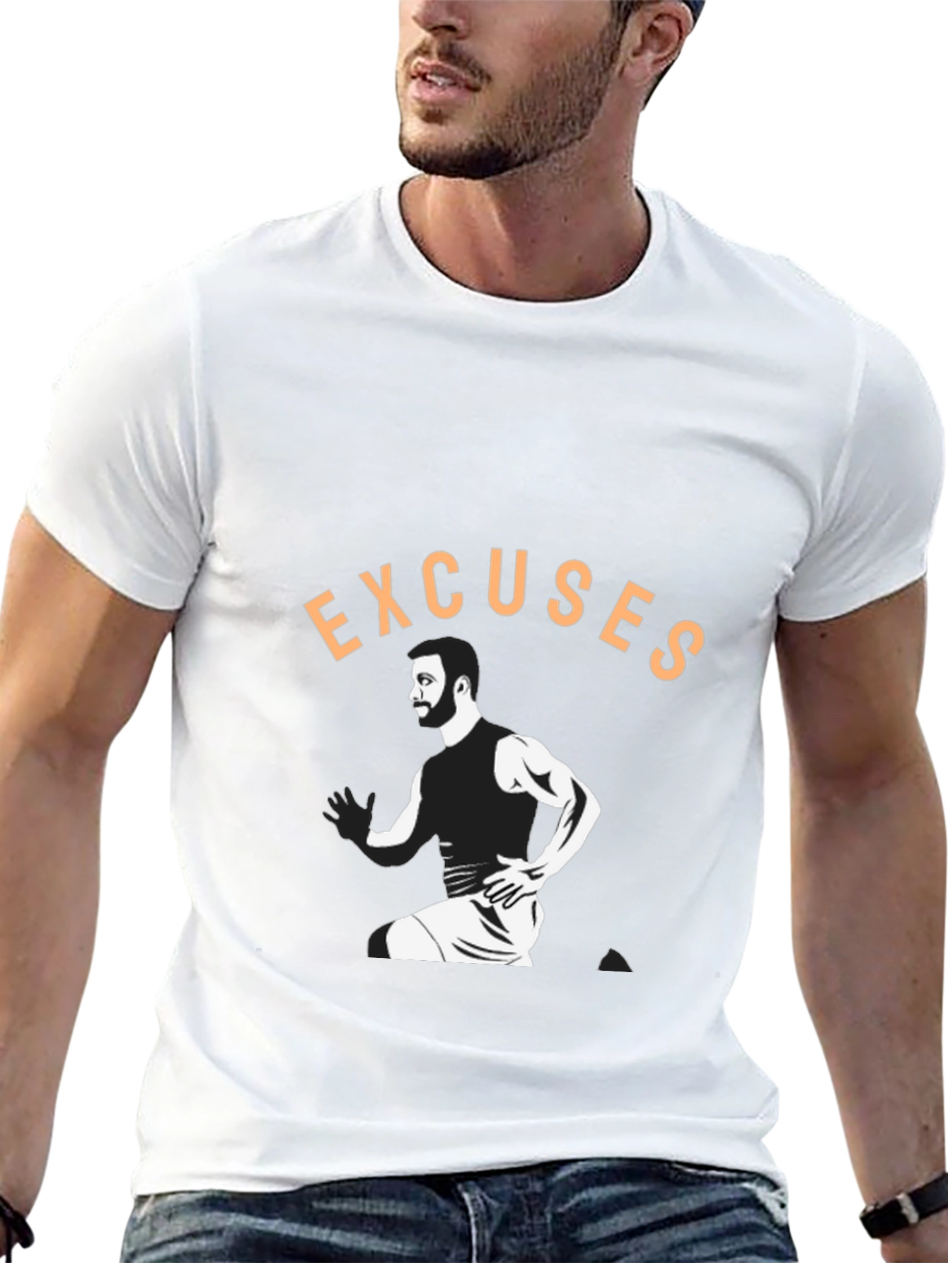 Excuses Graphic Tee - Mens Activewear