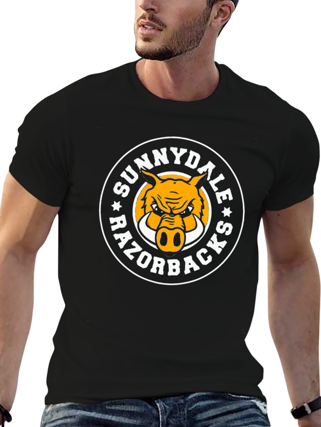 Sunnydale Razorbacks Graphic Tee - Black