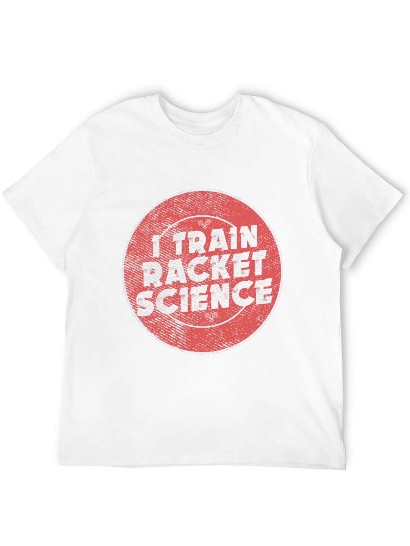 I Train Racket Science Black T-Shirt