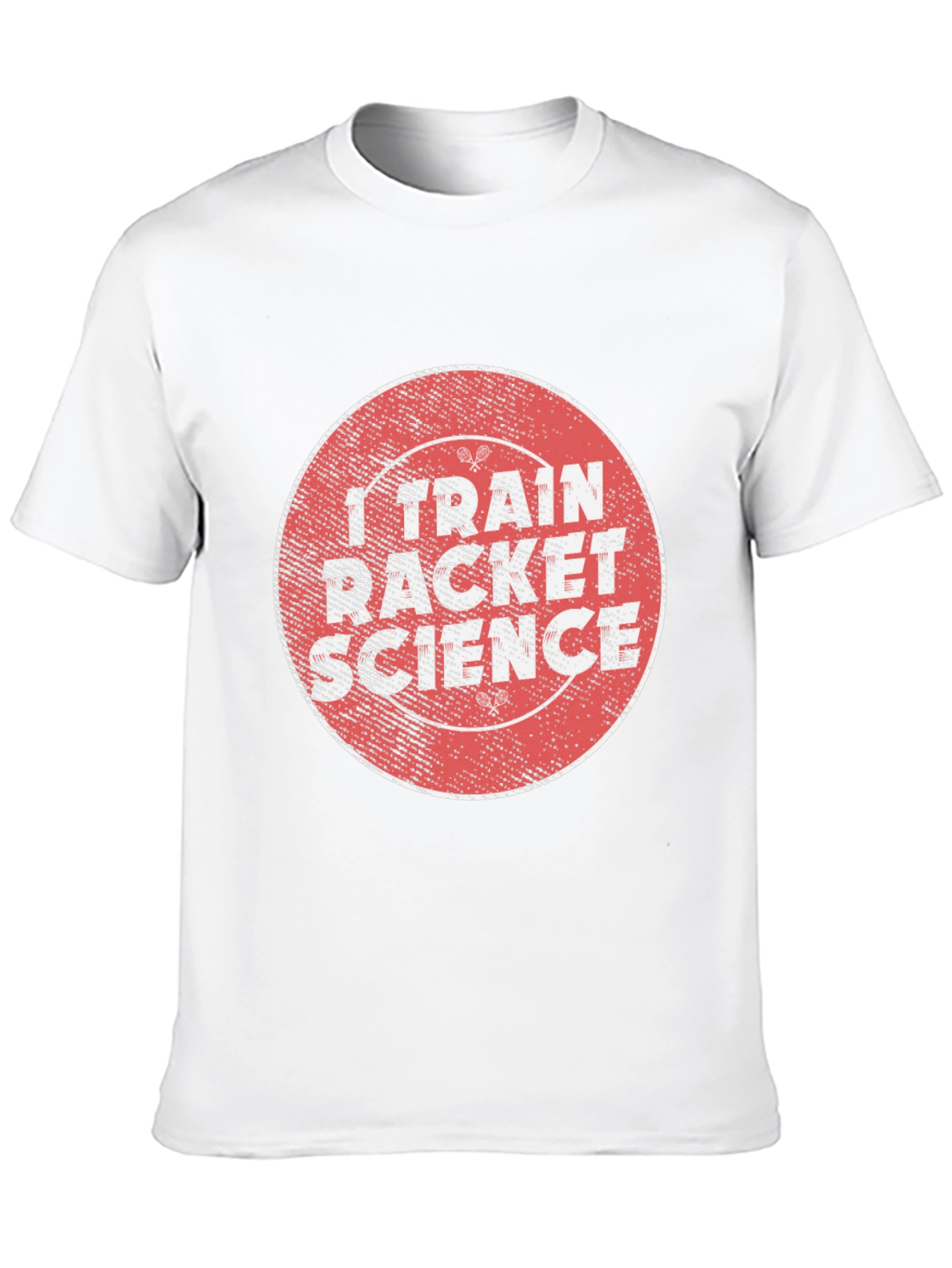 I Train Racket Science Black T-Shirt