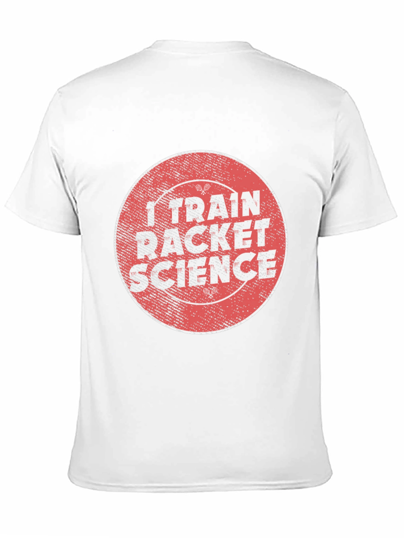 I Train Racket Science Black T-Shirt