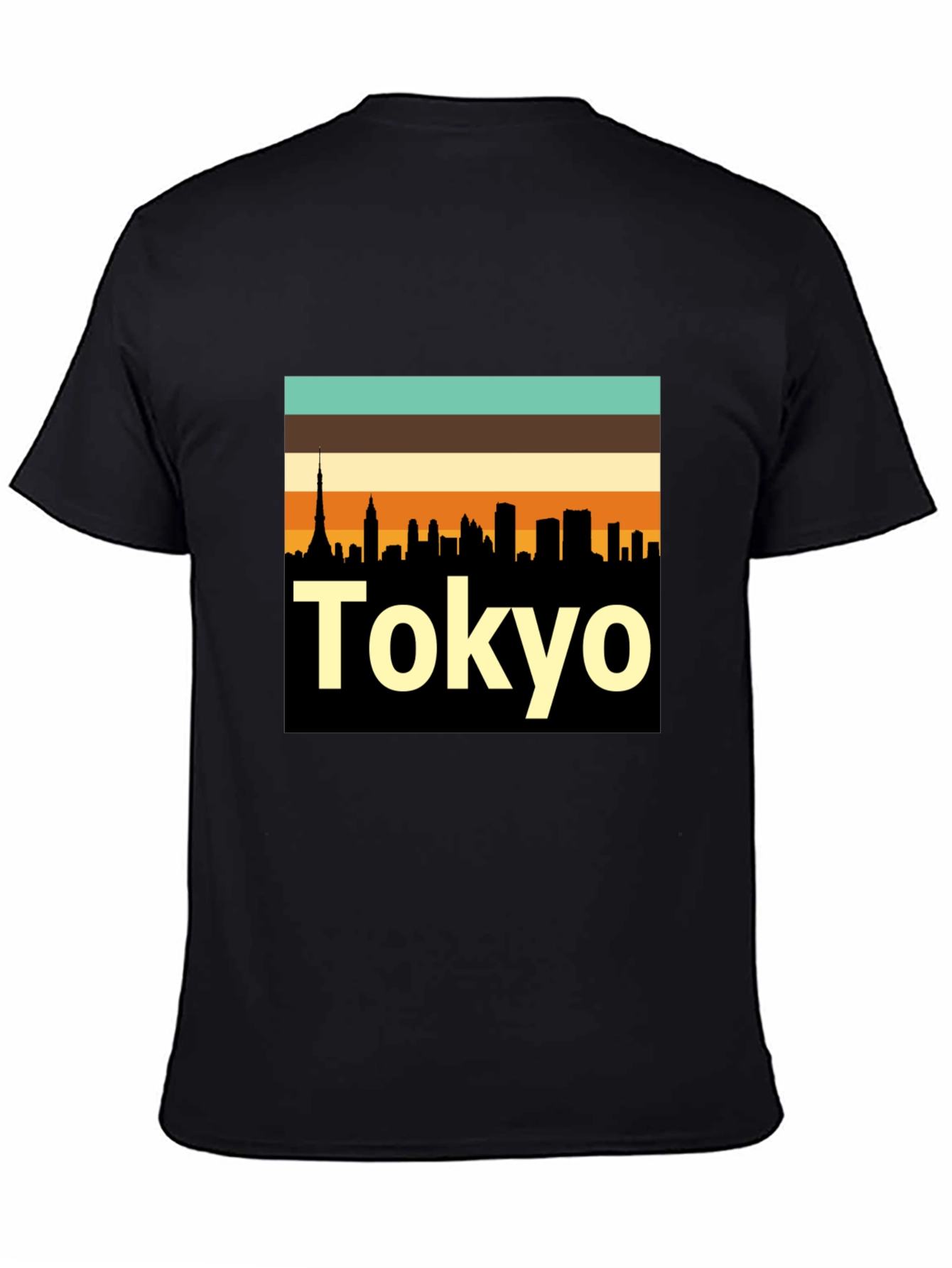 Tokyo Skyline Retro T-Shirt