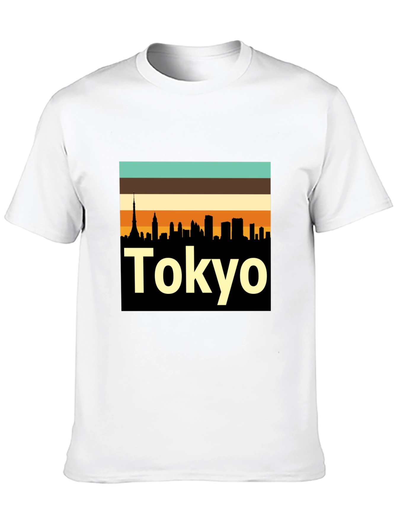 Tokyo Skyline Retro T-Shirt