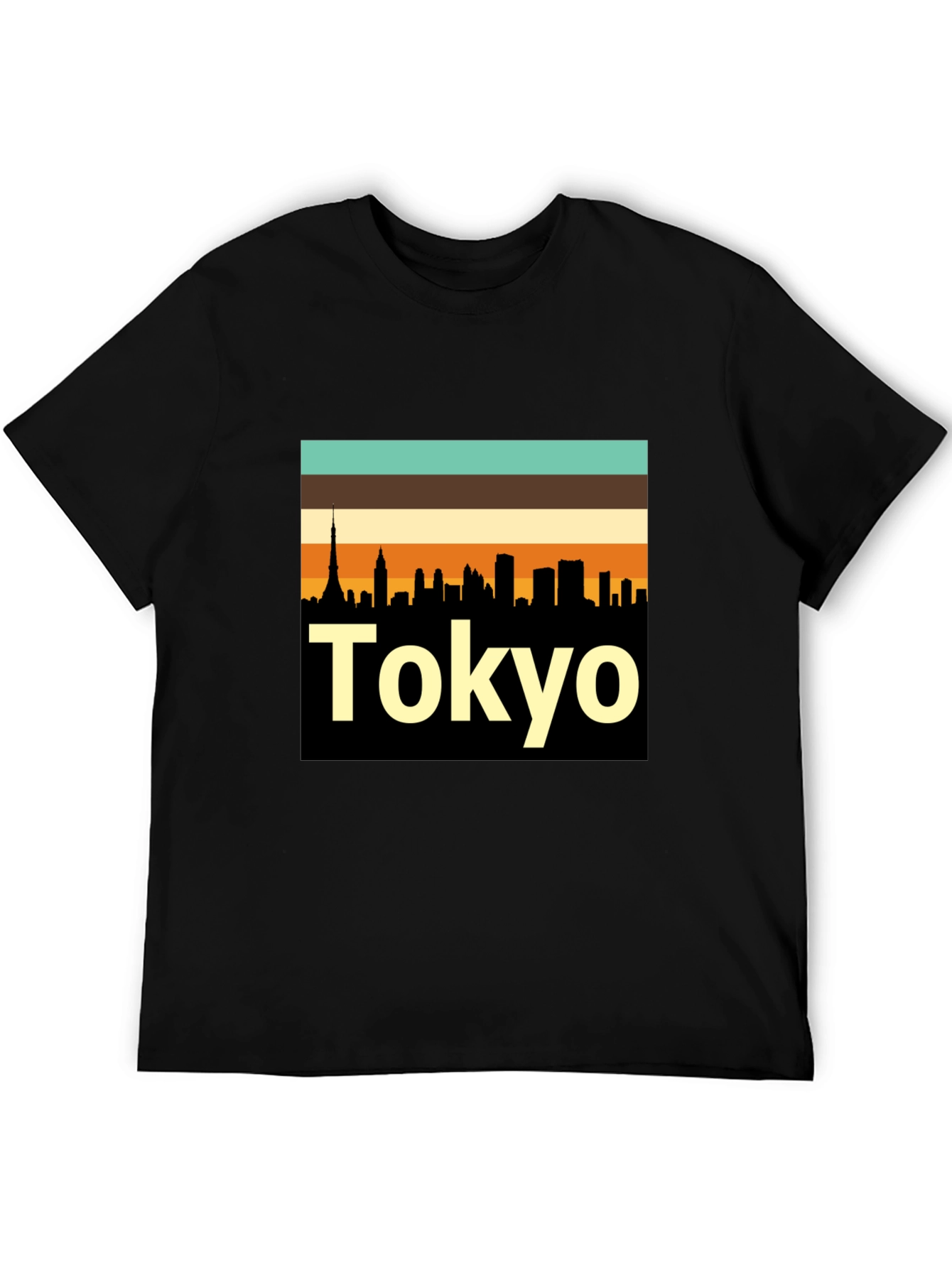 Tokyo Skyline Retro T-Shirt