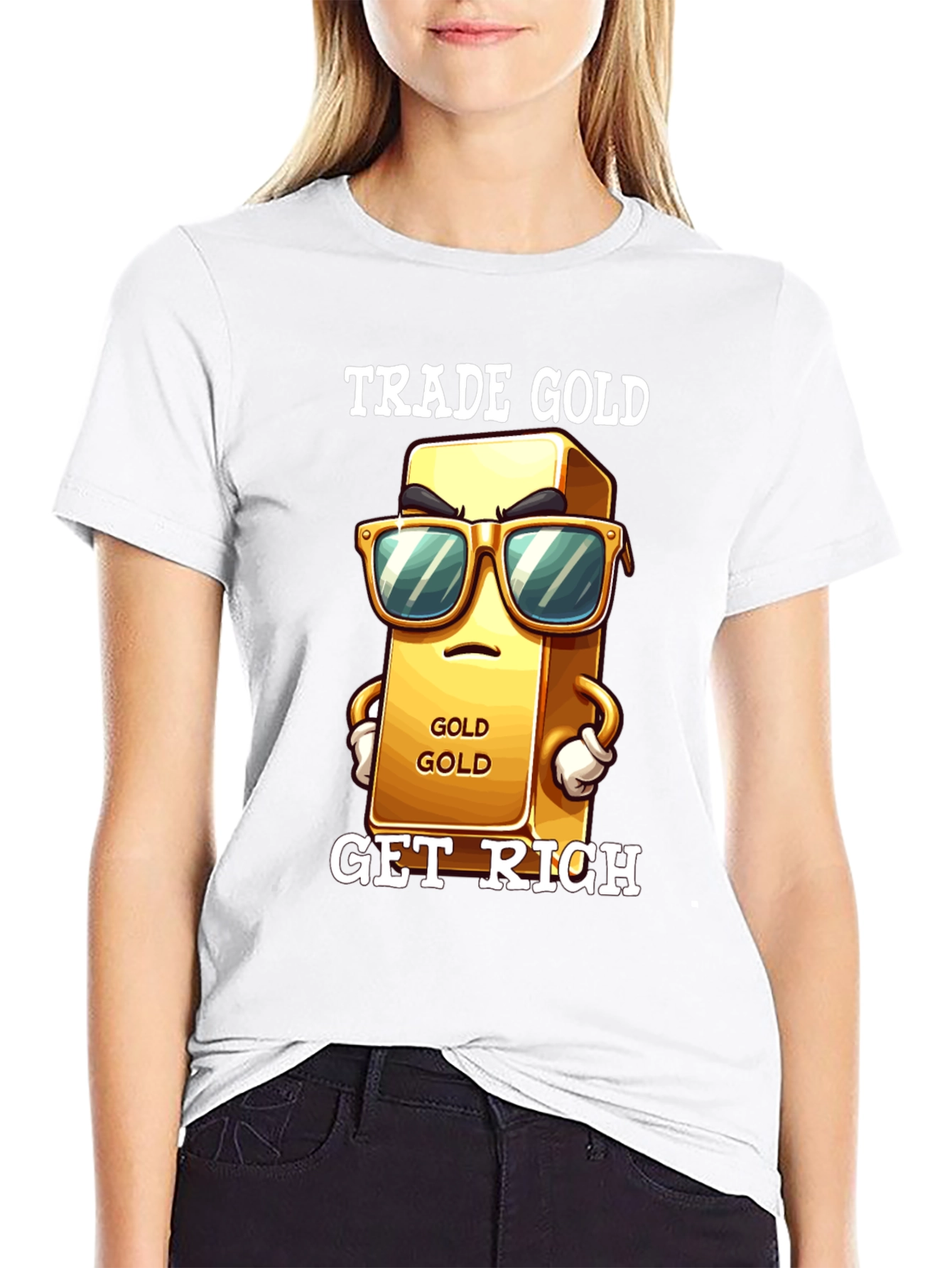Trade Gold Get Rich Graphic Tee