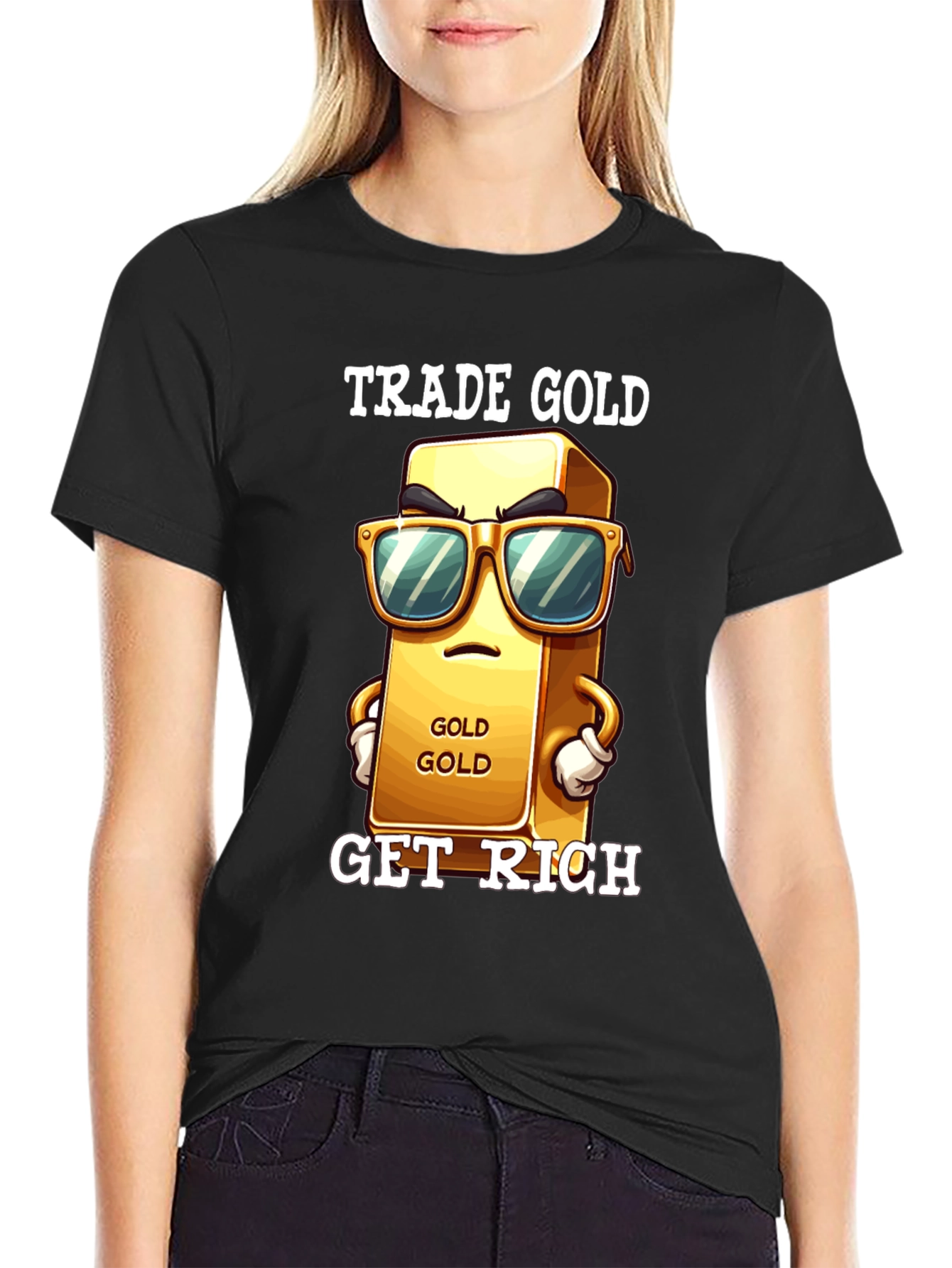 Trade Gold Get Rich Graphic Tee