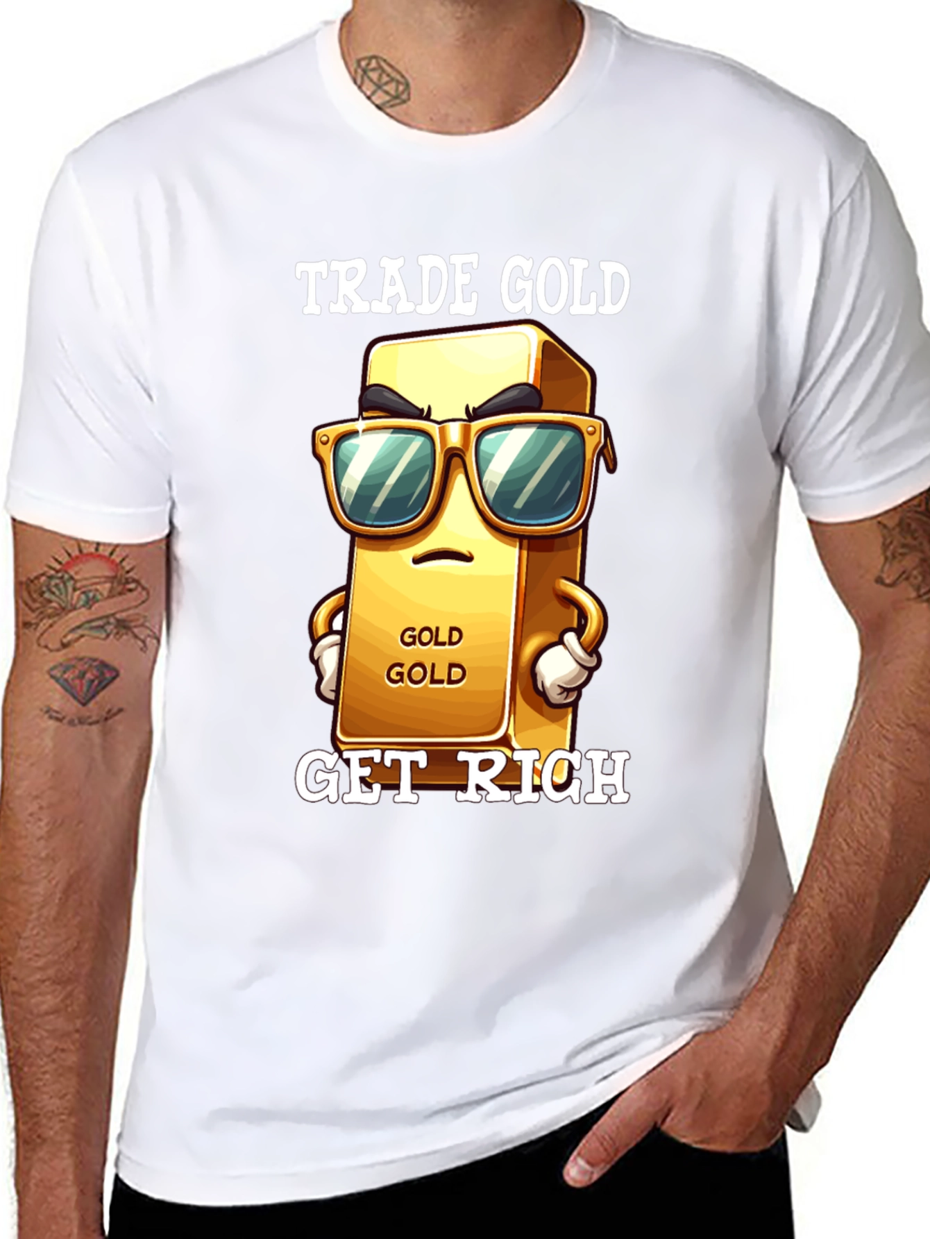 Trade Gold Get Rich Graphic Tee