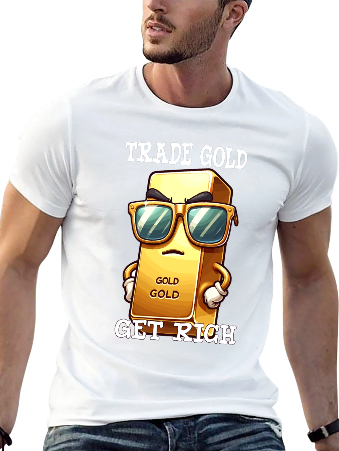 Trade Gold Get Rich Graphic Tee