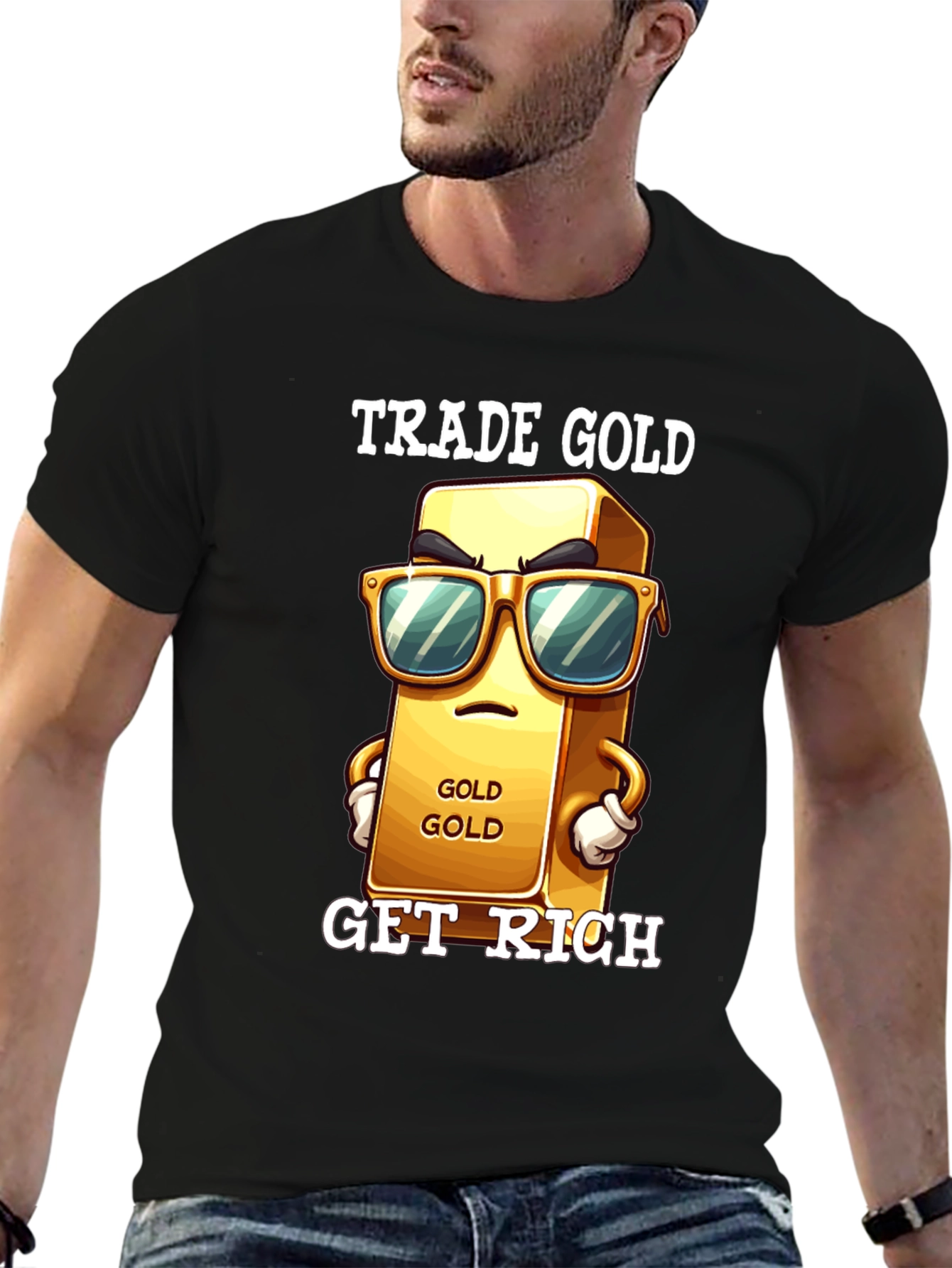 Trade Gold Get Rich Graphic Tee