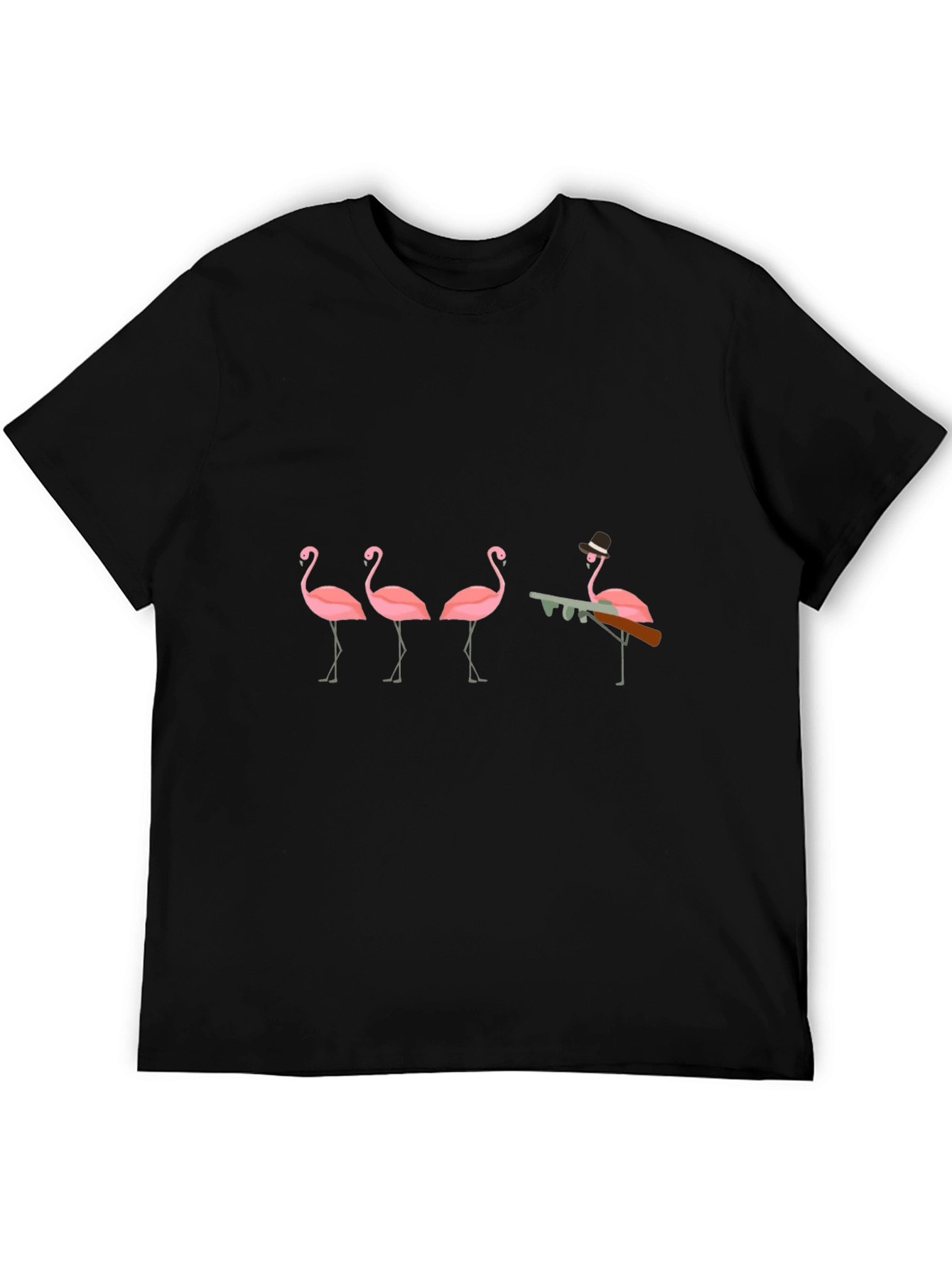 Flamingo Mafia T-Shirt - Gangster Birds!