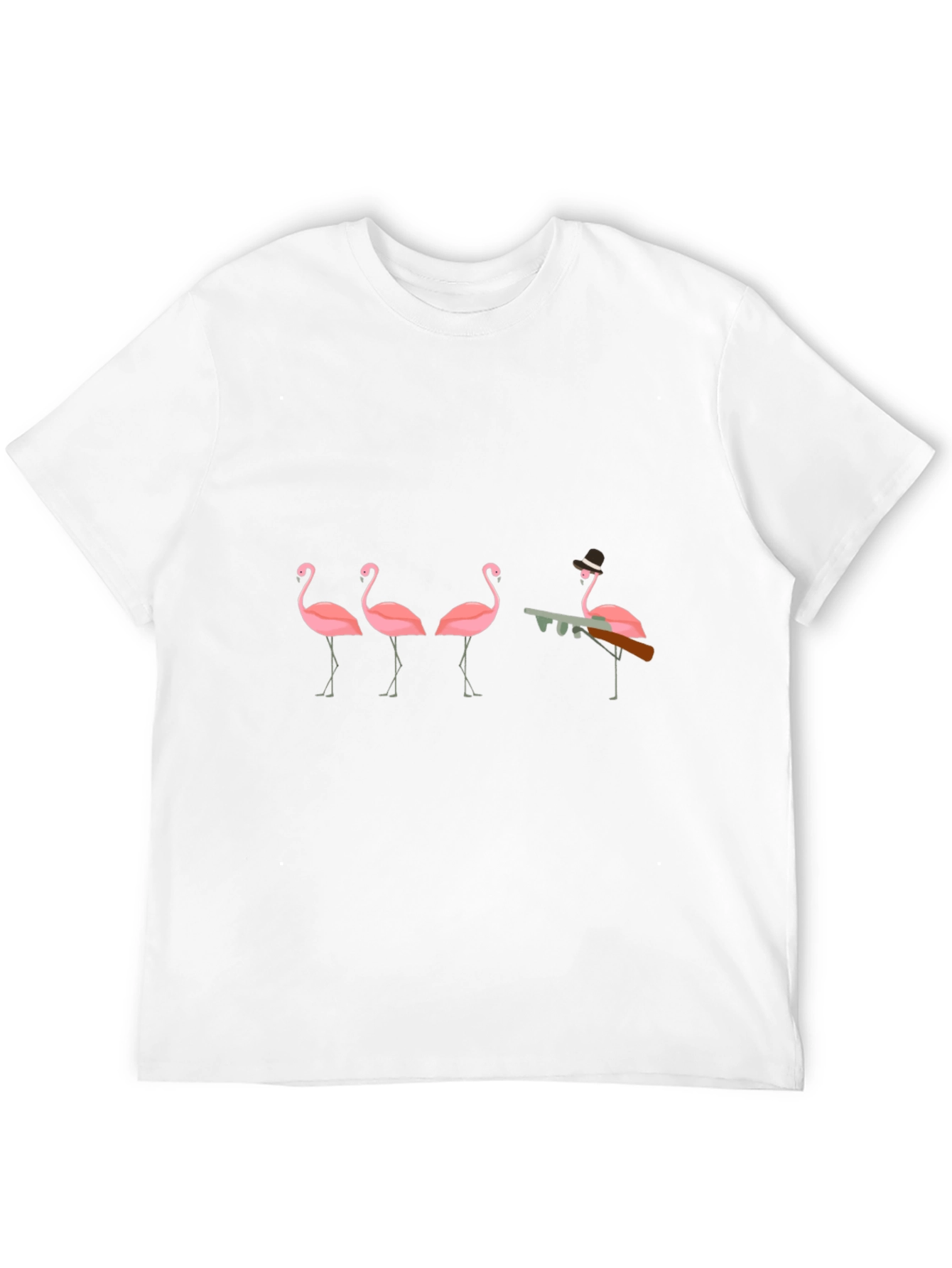 Flamingo Mafia T-Shirt - Gangster Birds!