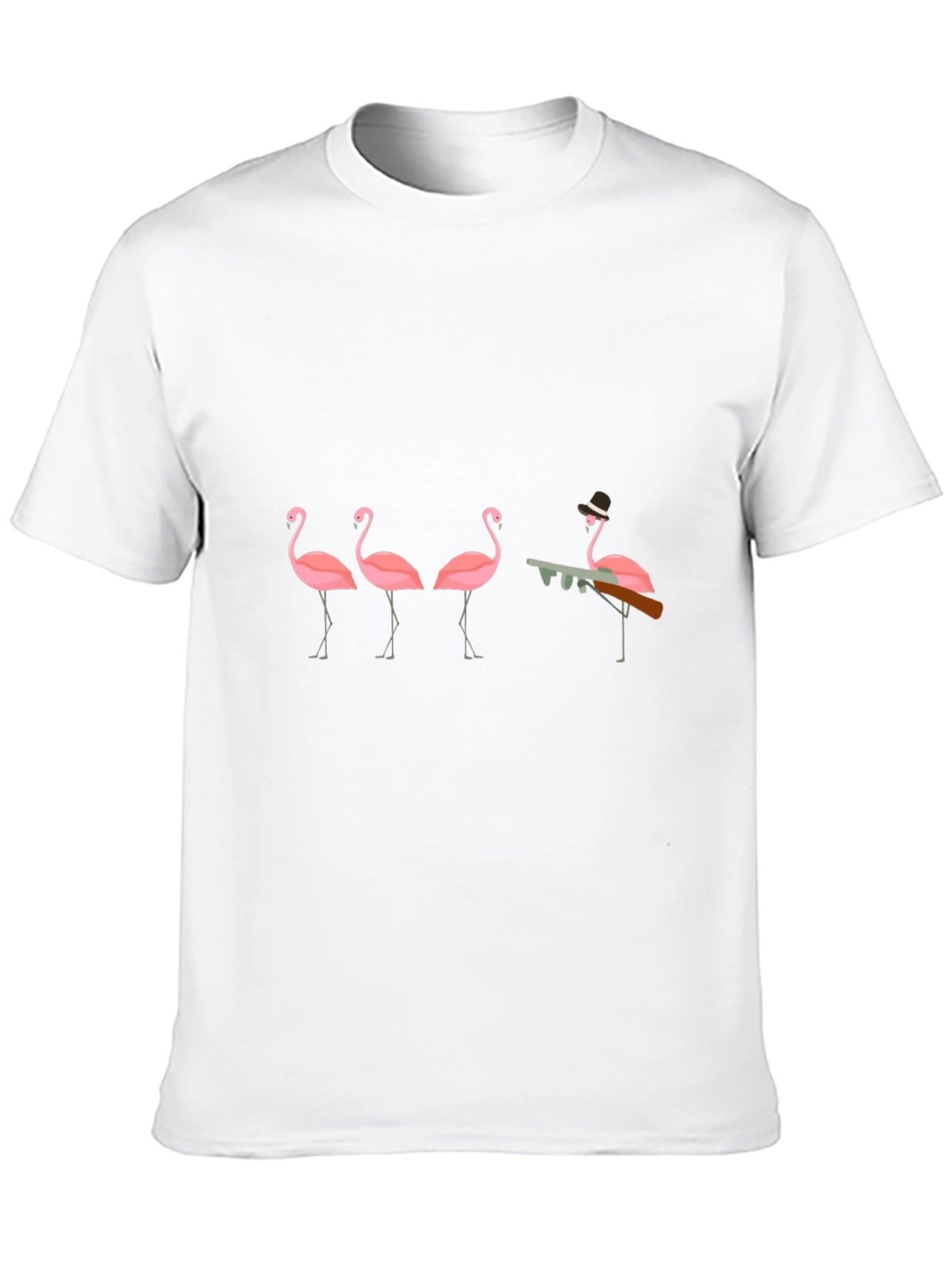 Flamingo Mafia T-Shirt - Gangster Birds!