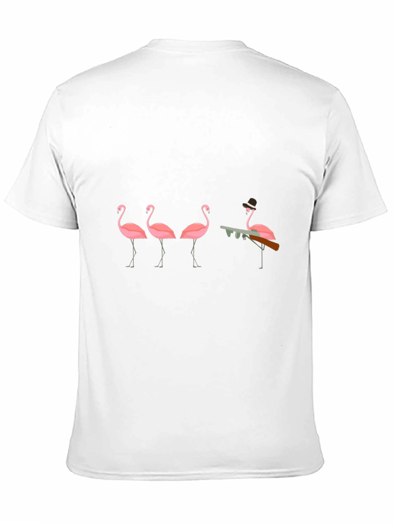 Flamingo Mafia T-Shirt - Gangster Birds!