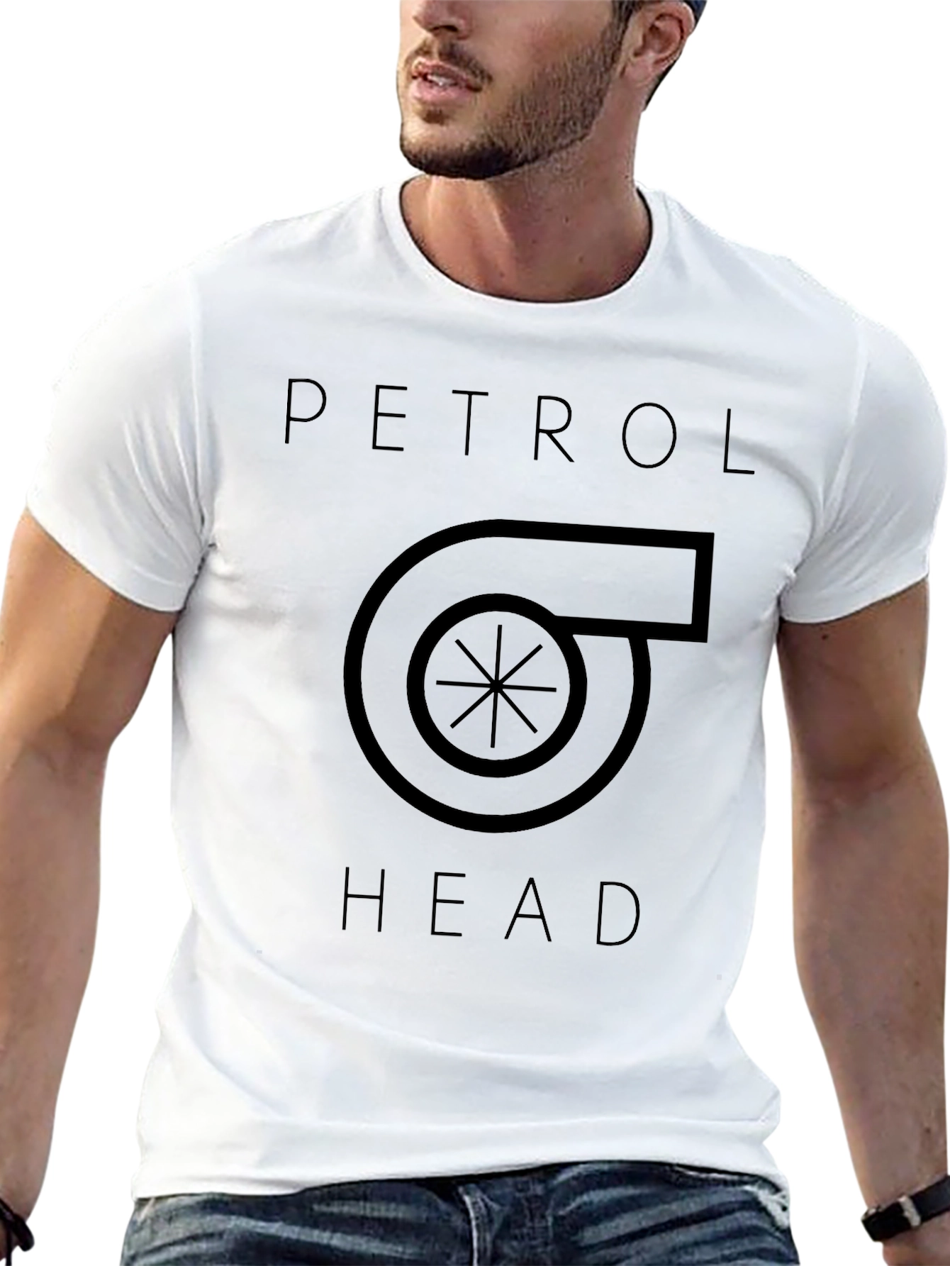 Petrol Head Turbo T-Shirt - Black