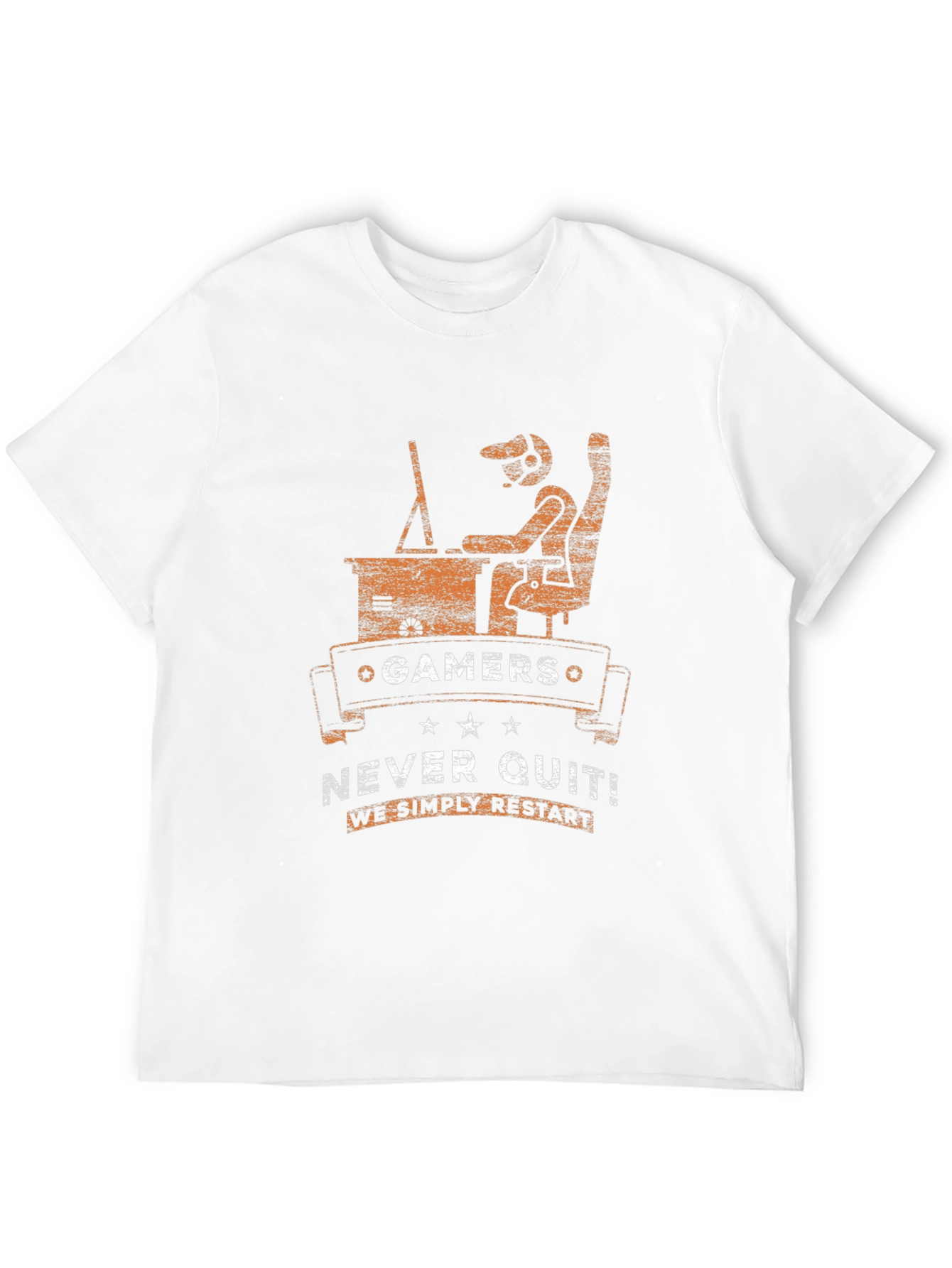 Gamers Never Quit T-Shirt - Funny Gaming Tee