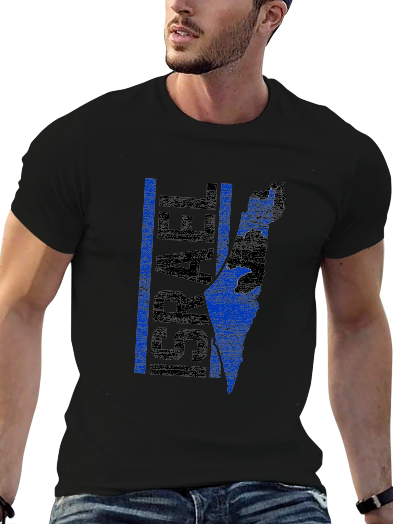 Israel Map Graphic T-Shirt