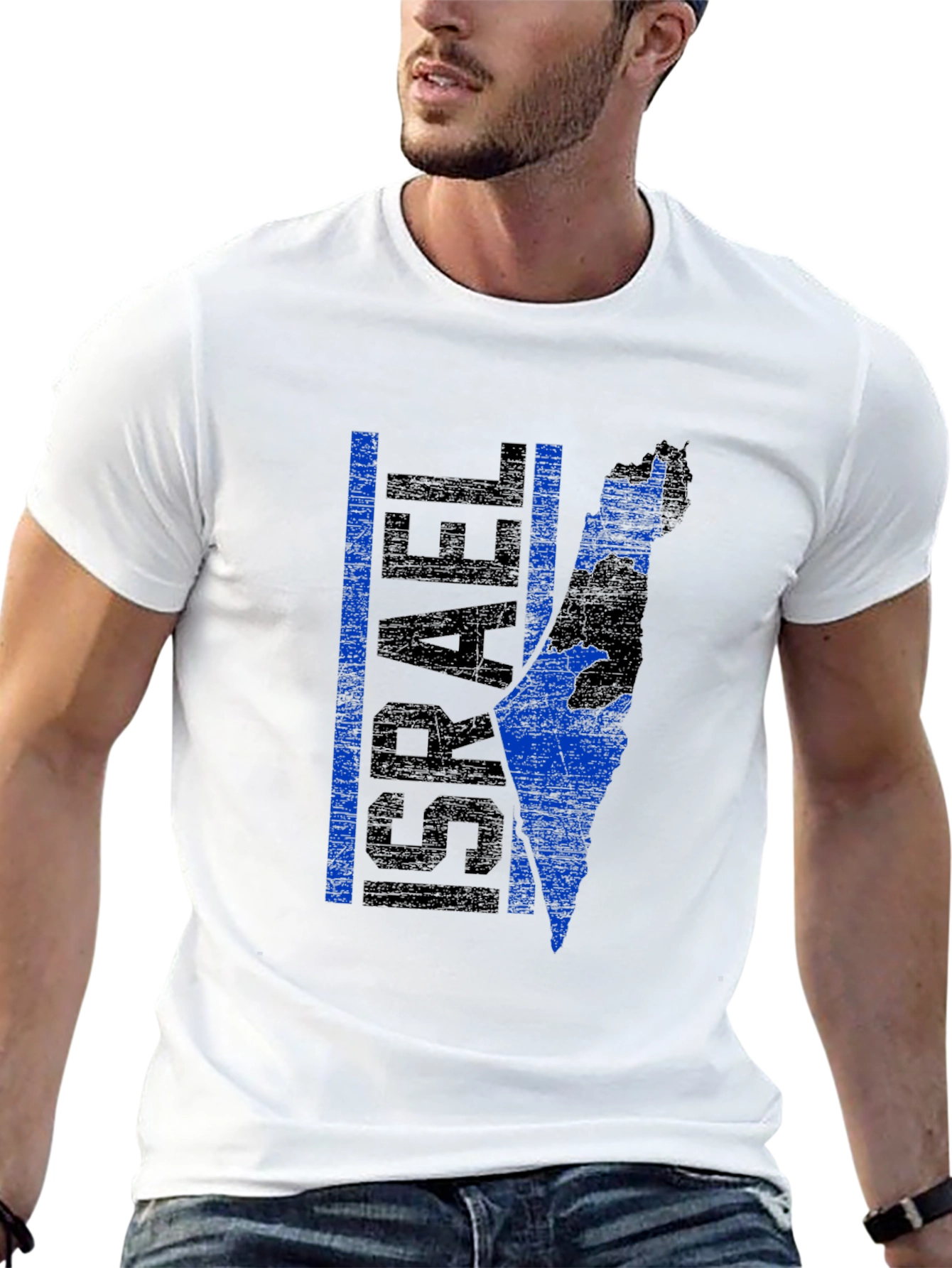 Israel Map Graphic T-Shirt
