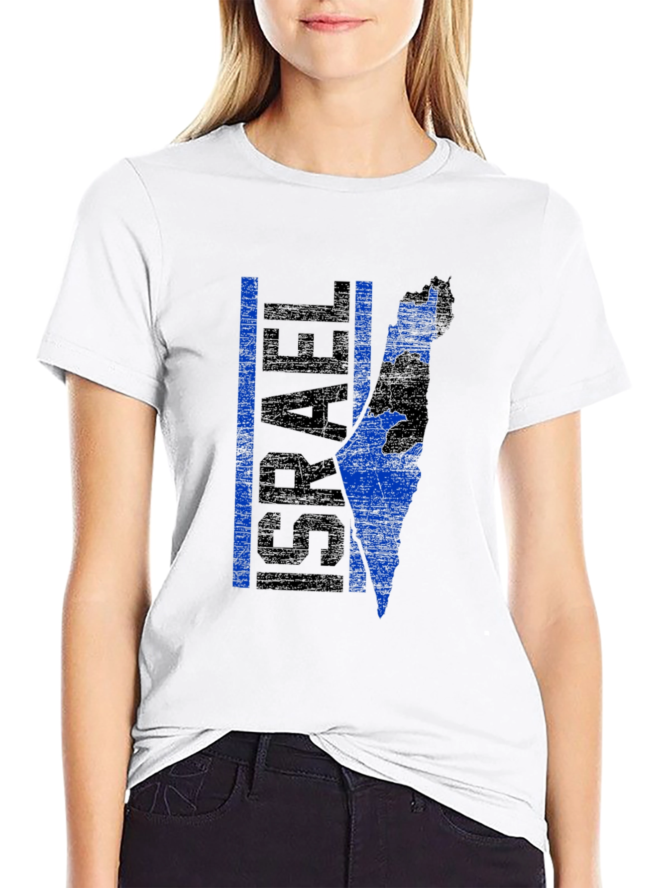 Israel Map Graphic T-Shirt