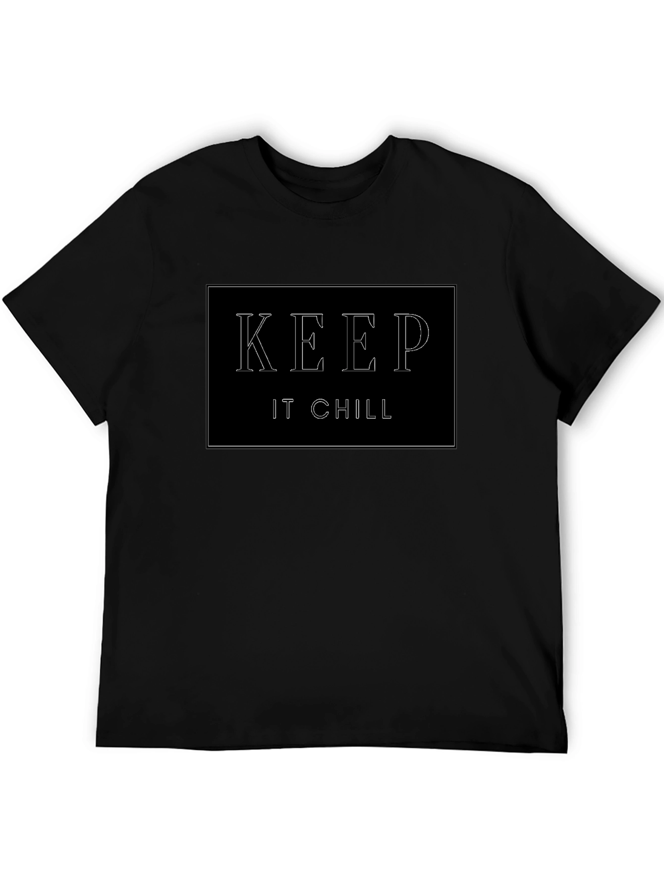 Keep It Chill Black Graphic Tee