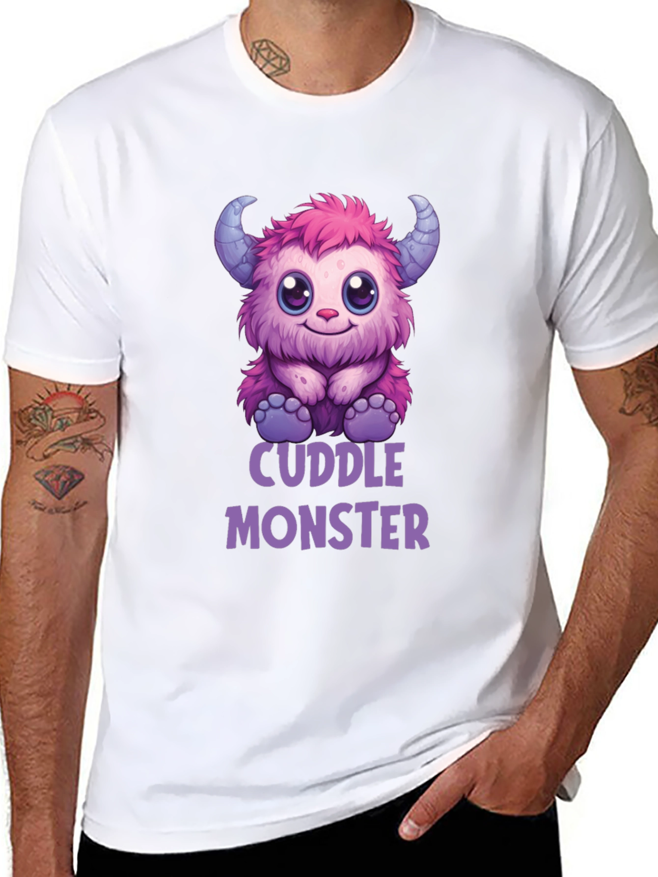 Cuddle Monster Graphic T-Shirt